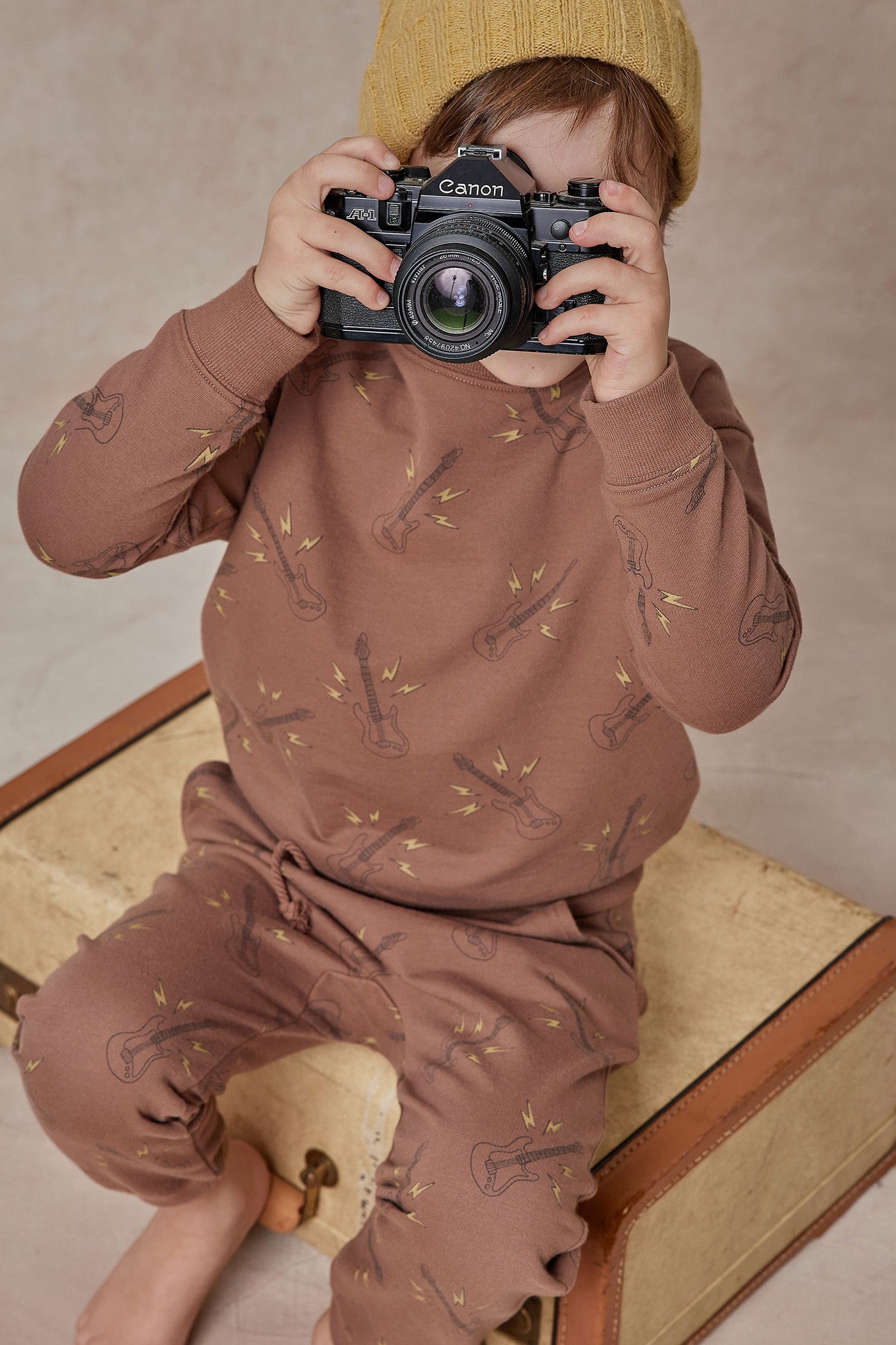 Printed Kids Sweatshirt by Rylee & Cru