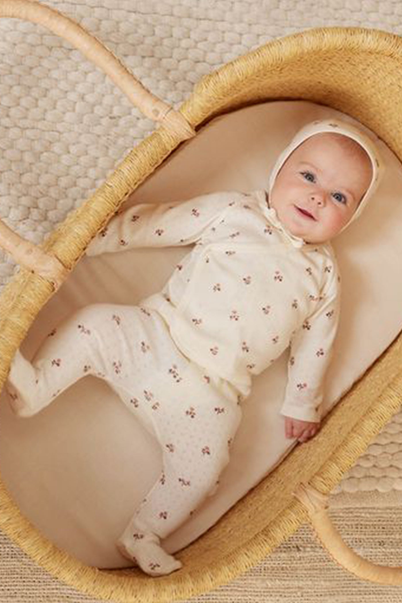 Wrap Top & Footed Pant Set by Quincy Mae