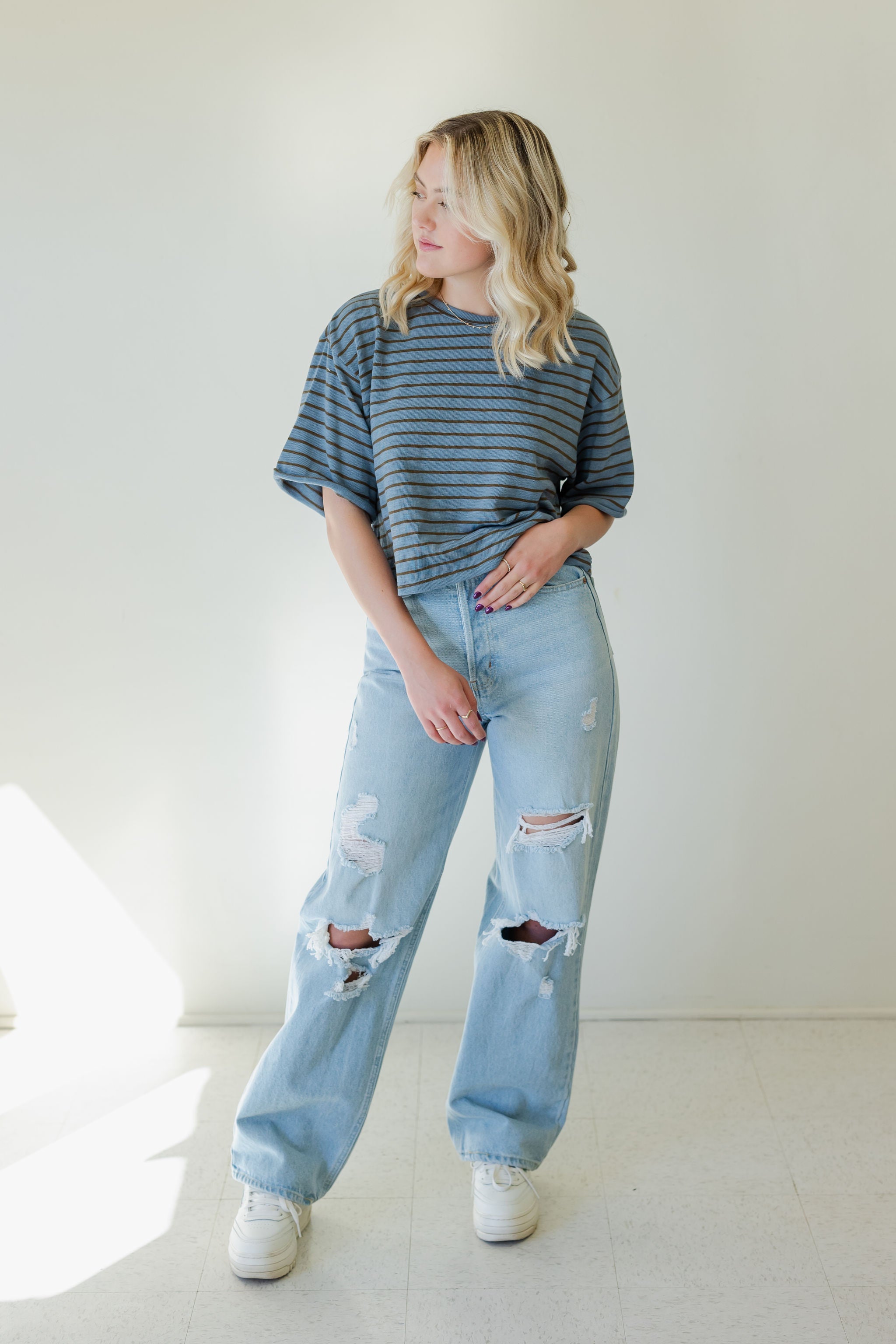 Just Me Short Sleeve Top by For Good