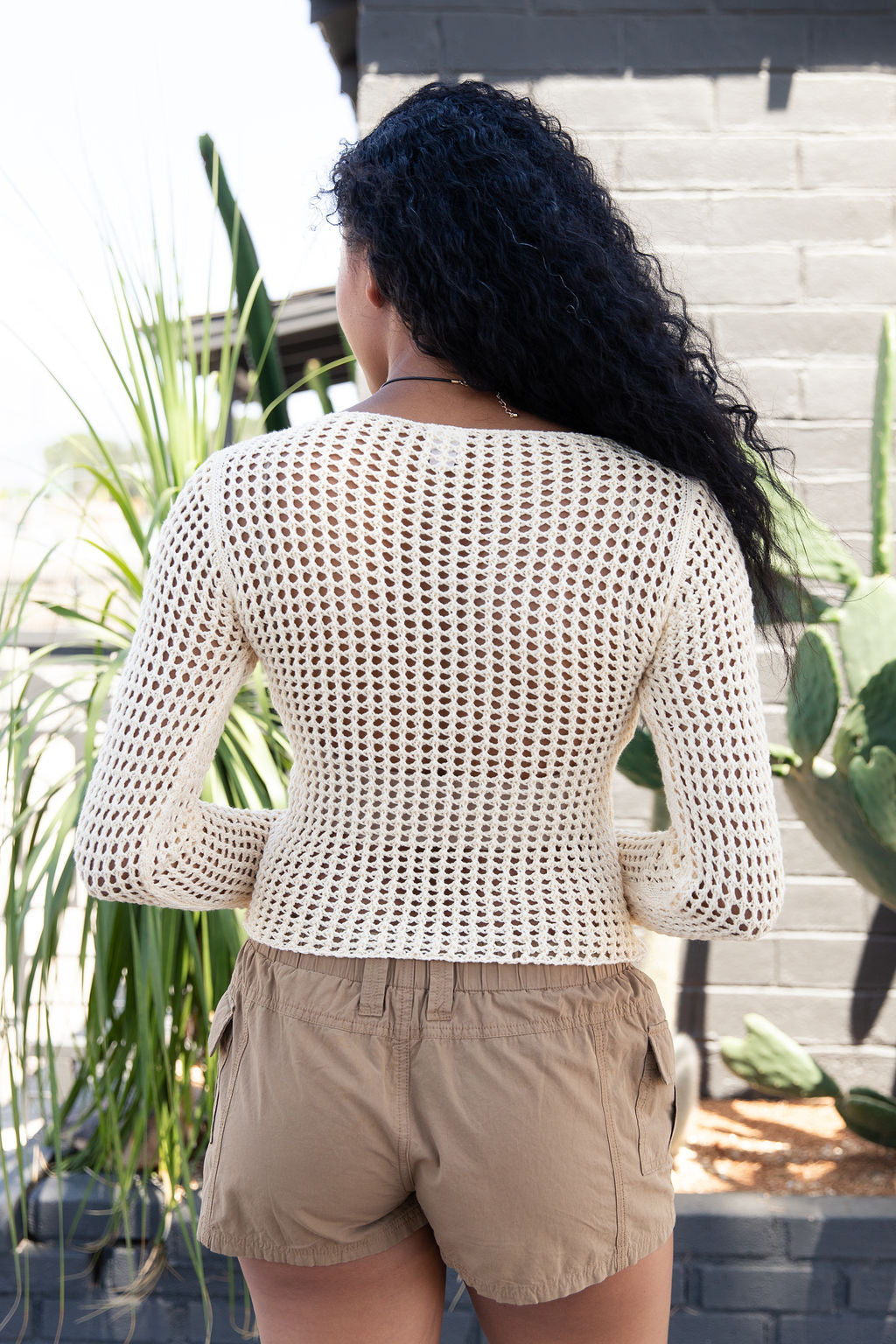 Lattice Knit Jumper Top by BDG