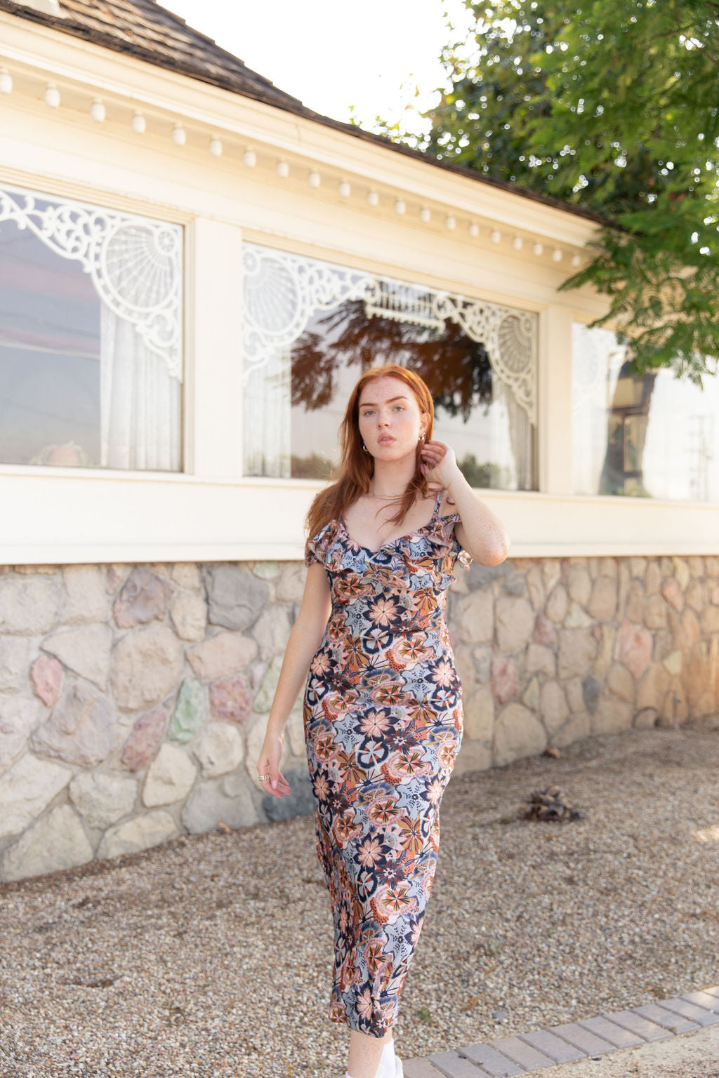 About Now Floral Maxi Dress by For Good