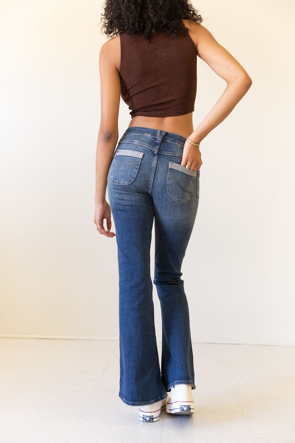 Tiana Low Rise Flare Jeans by BDG