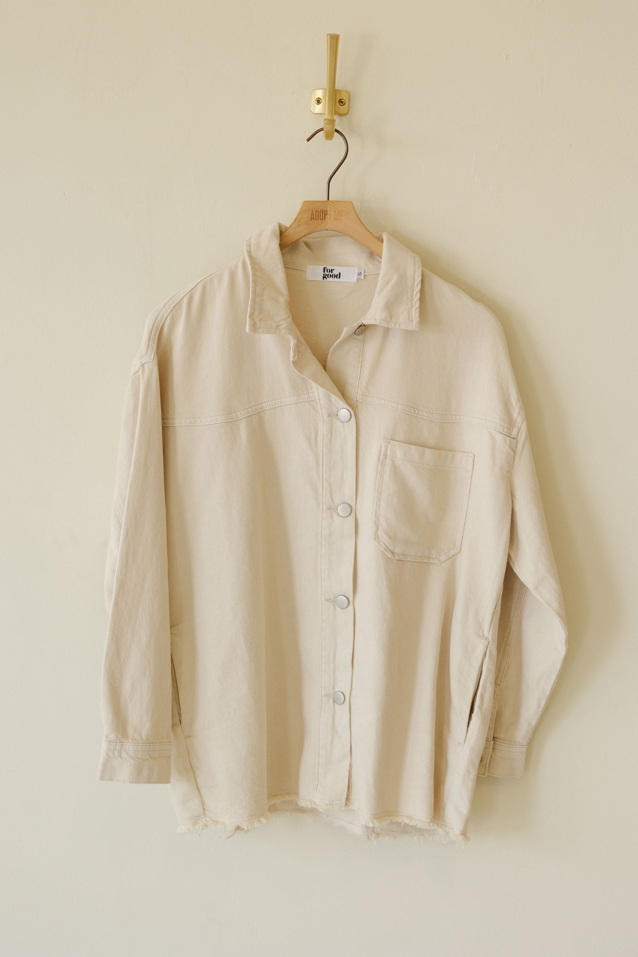 Moving Forward Denim Jacket by For Good