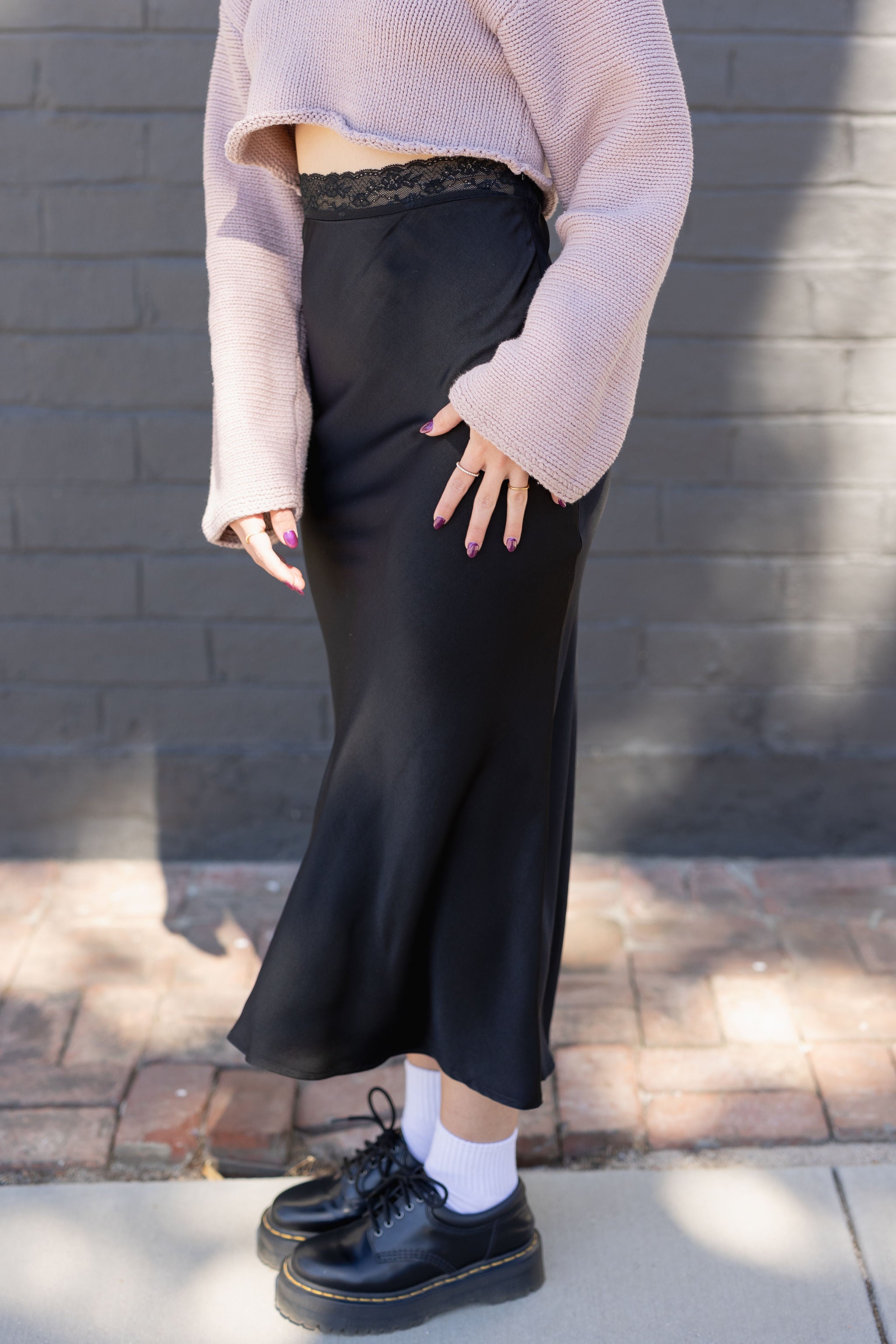Shy Girl Super High Rise Skirt