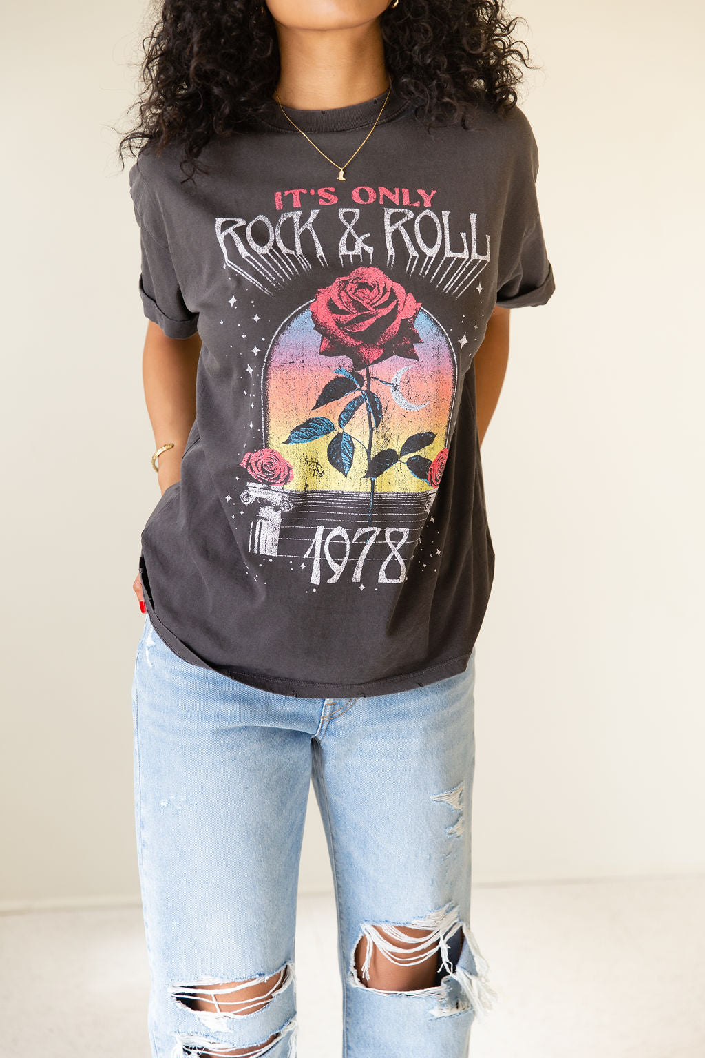 Vintage Black Graphic Tee