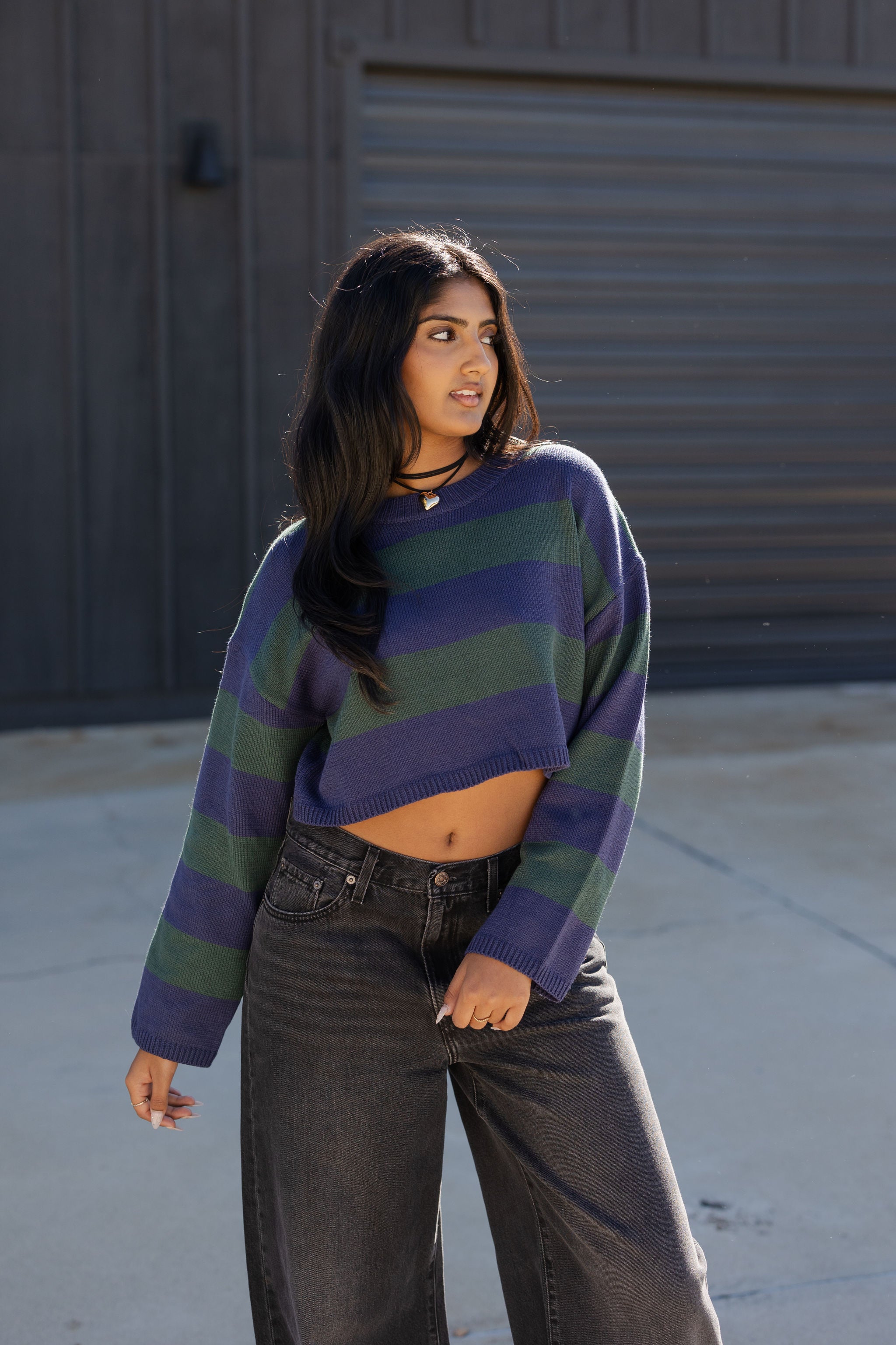 Distractions Crop Sweater
