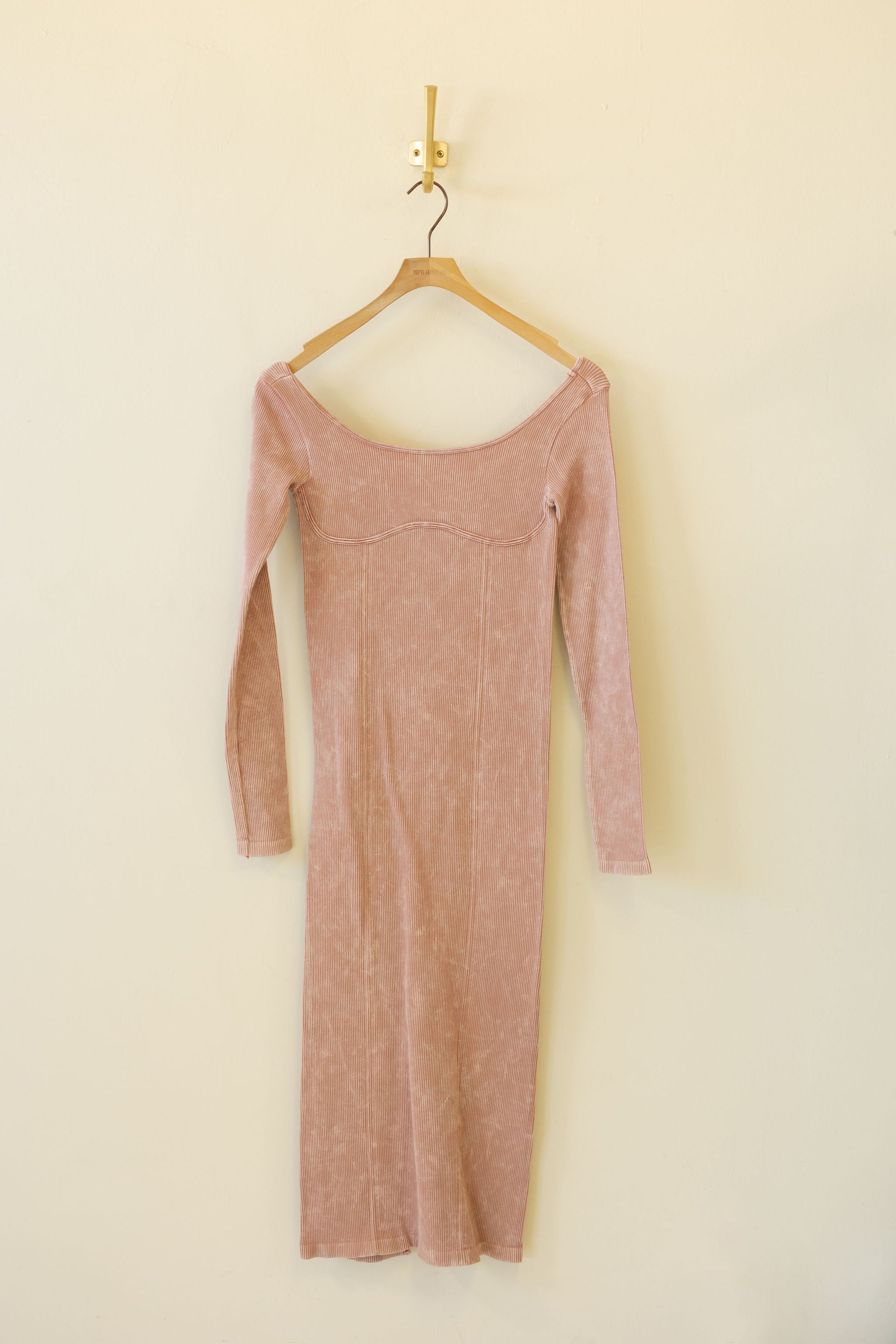 Rose Seamless Acid Midi Dress