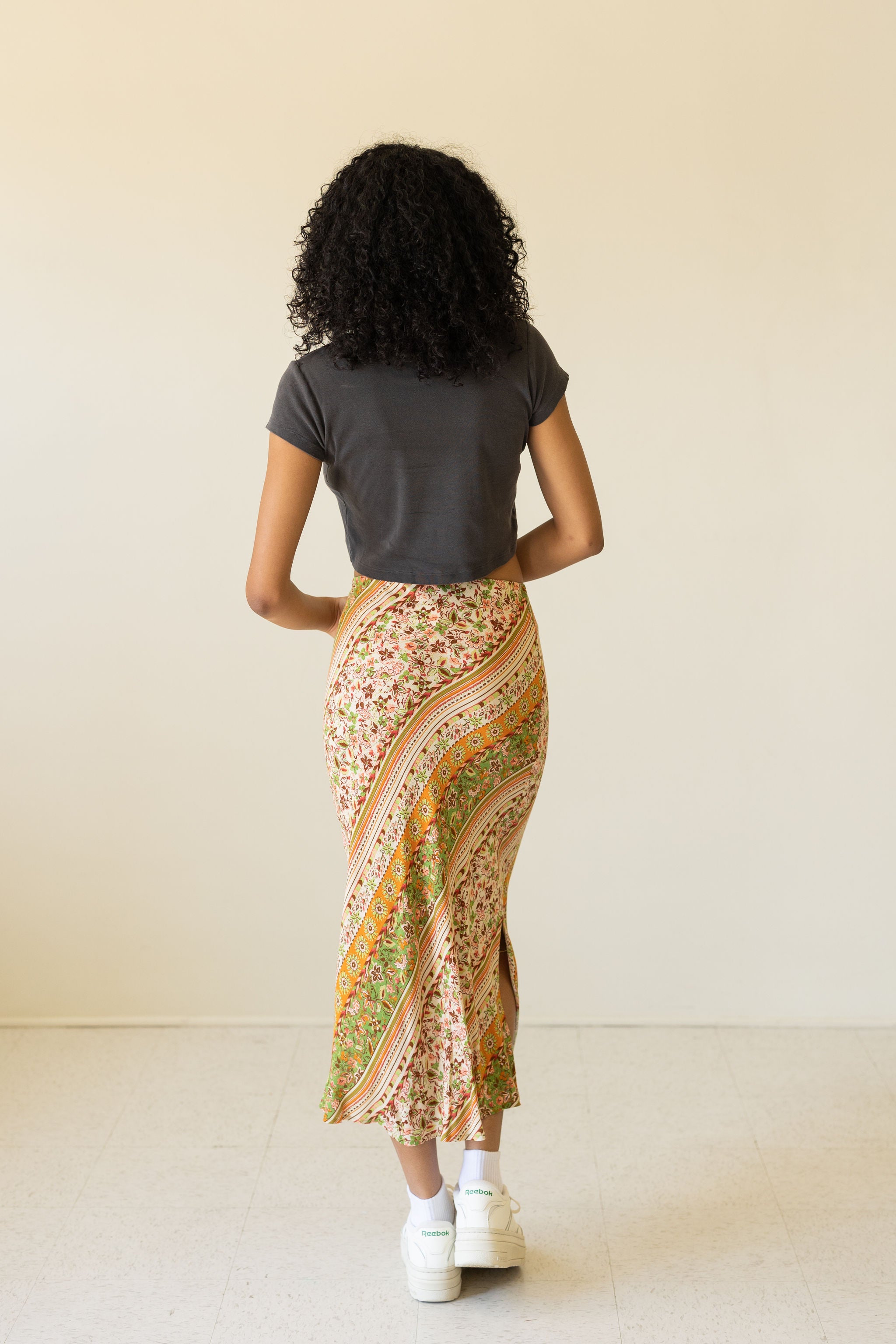 Sun Graphic Baby Crop Tee