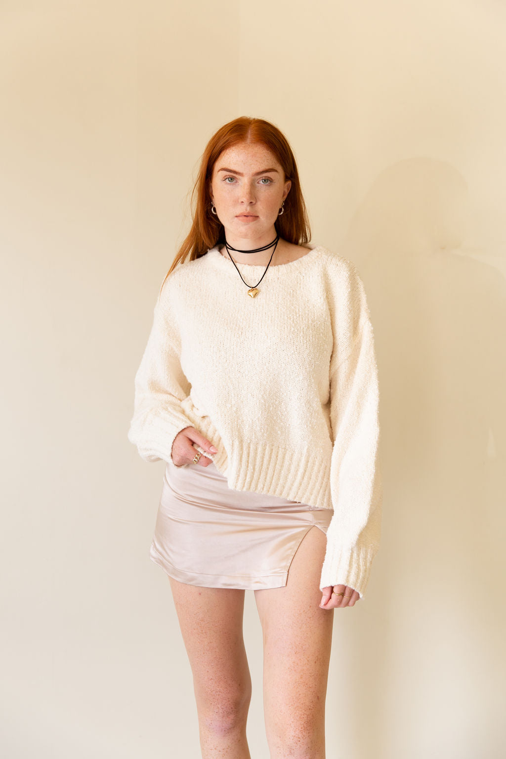 Don't Move Satin Skirt
