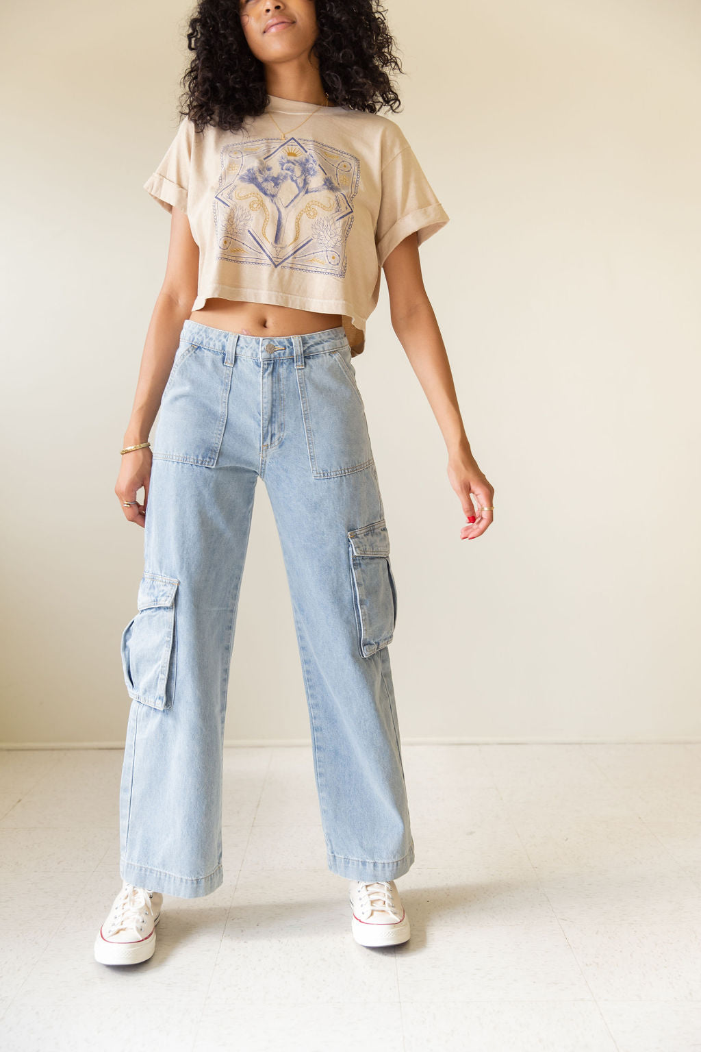 Going Away Cargo Jeans by For Good