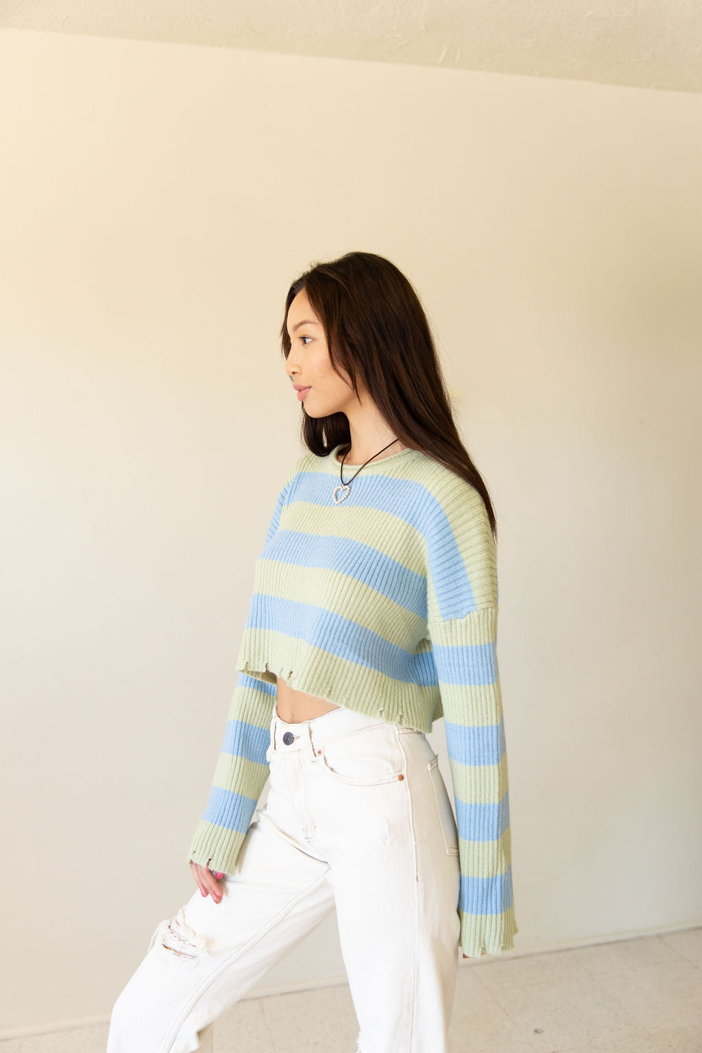 Mistakes & Heartbreaks Crop Sweater