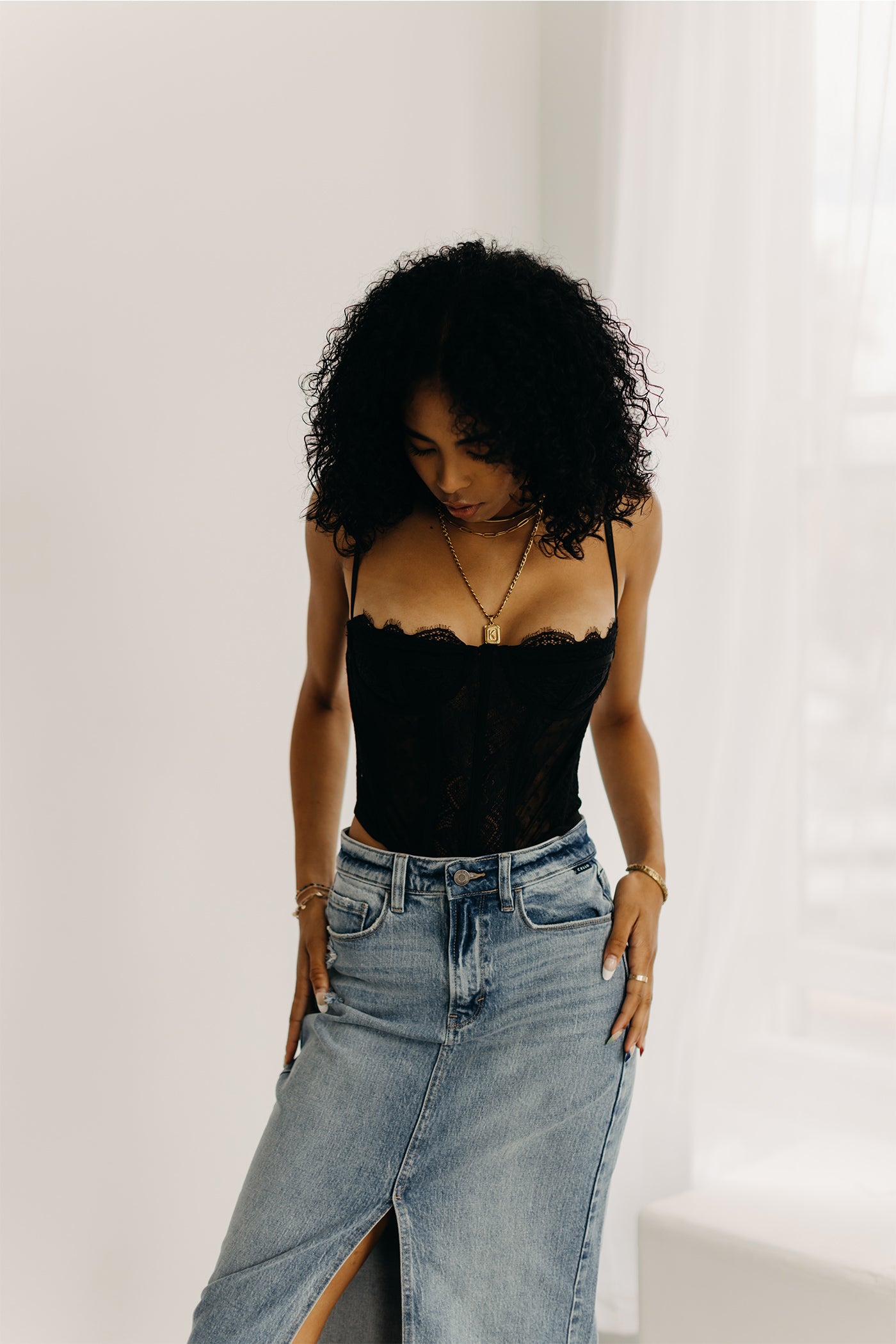 Forever Mine Cami Corset Top