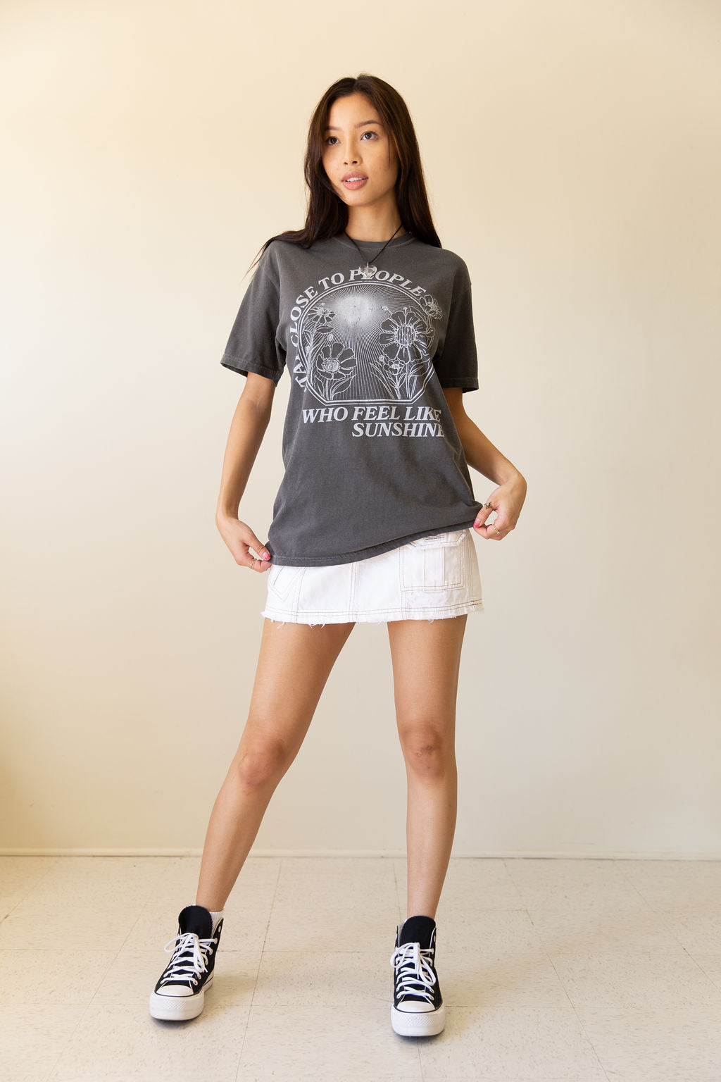 Feel Like Sunshine Oversized Graphic Tee