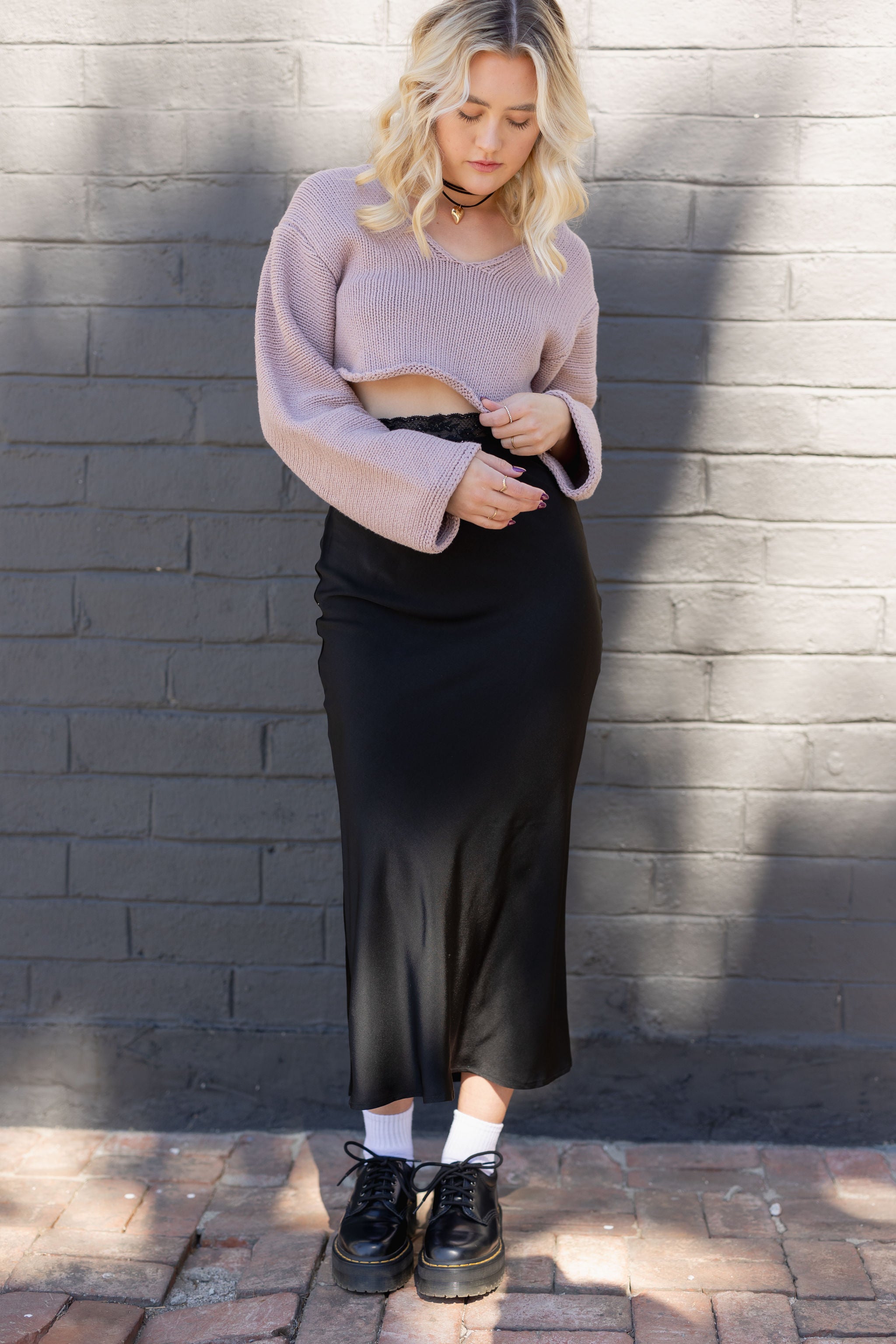 Shy Girl Super High Rise Skirt
