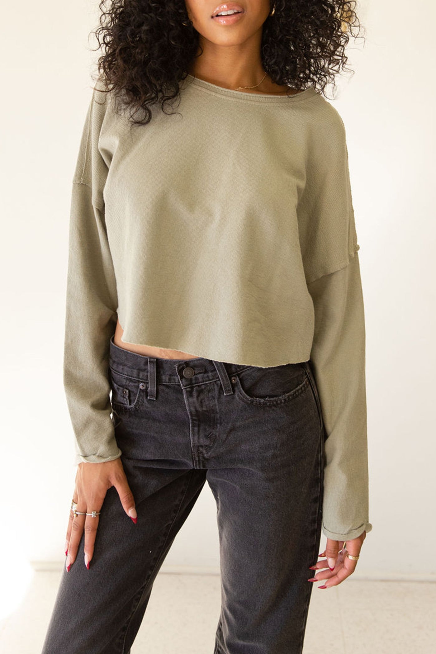 Sage Long Sleeve Top