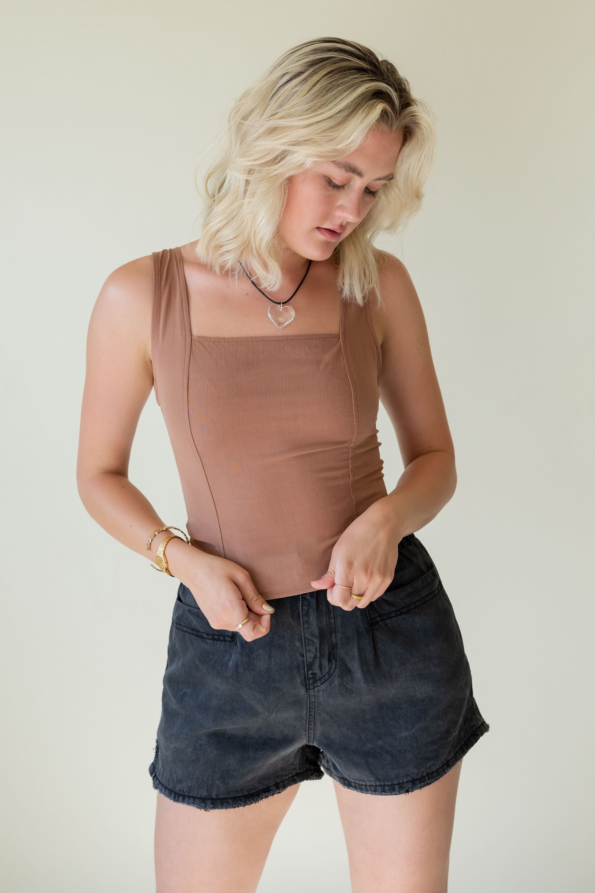 Get Here Sleeveless Top by For Good