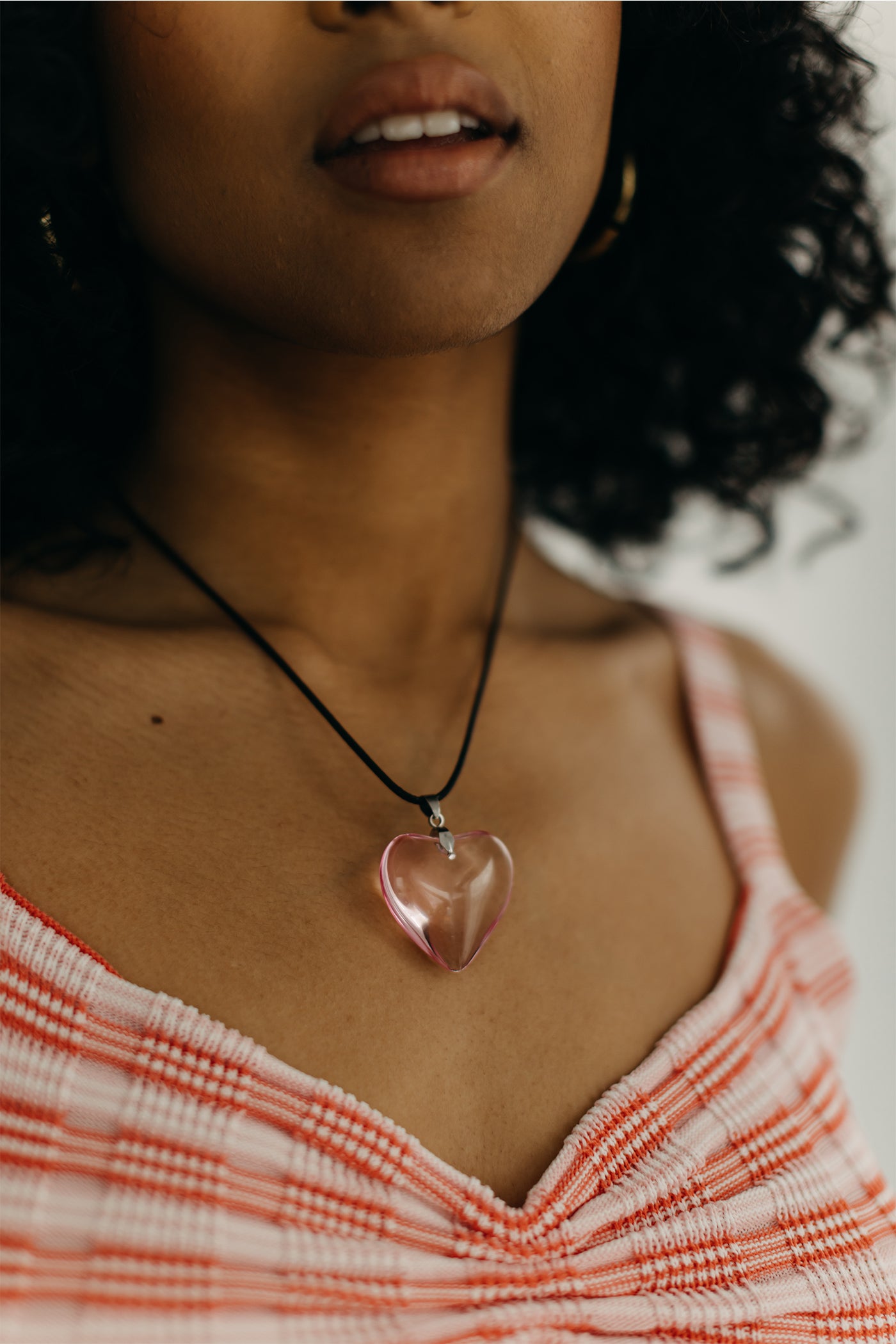 Pink Heart Necklace