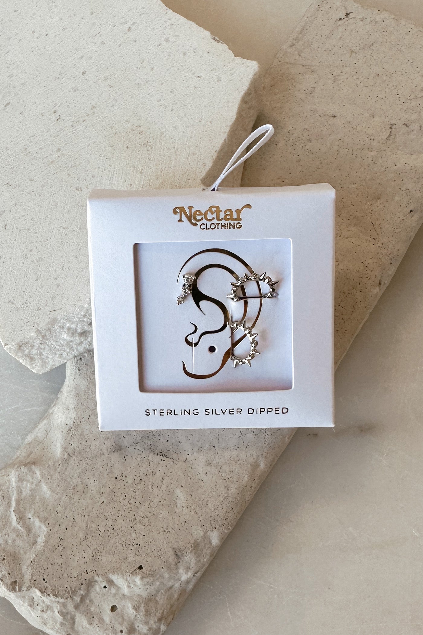 Three Piece Spiked Earring Set