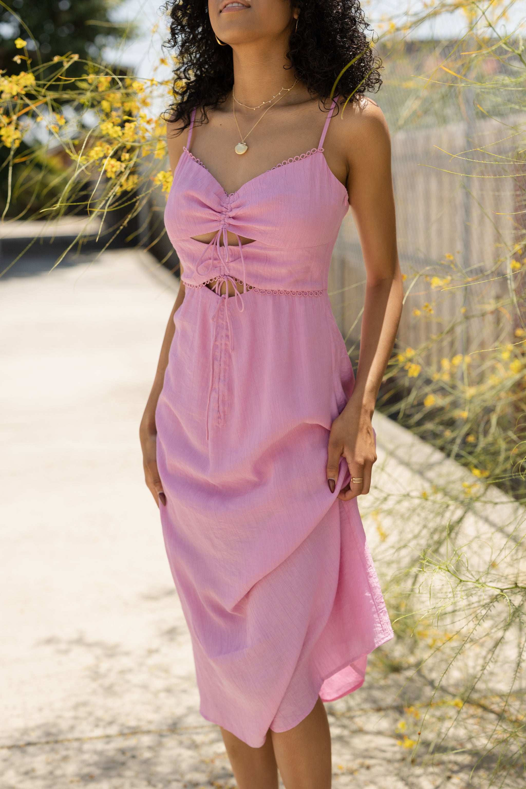 Just Drive Midi Dress