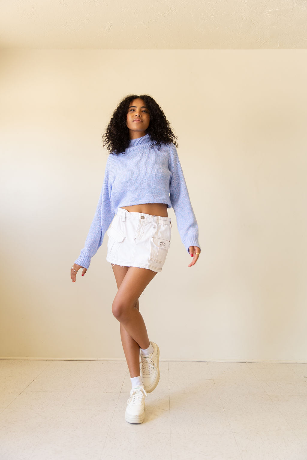 Lovely Lies Knit Crop Sweater