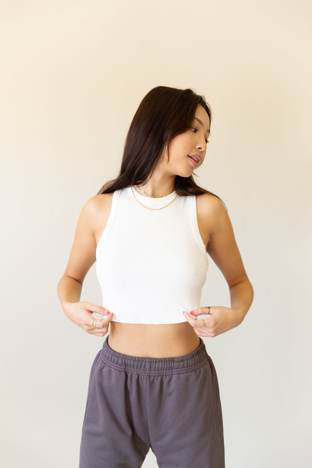 Adventure Begins Sleeveless Crop Top