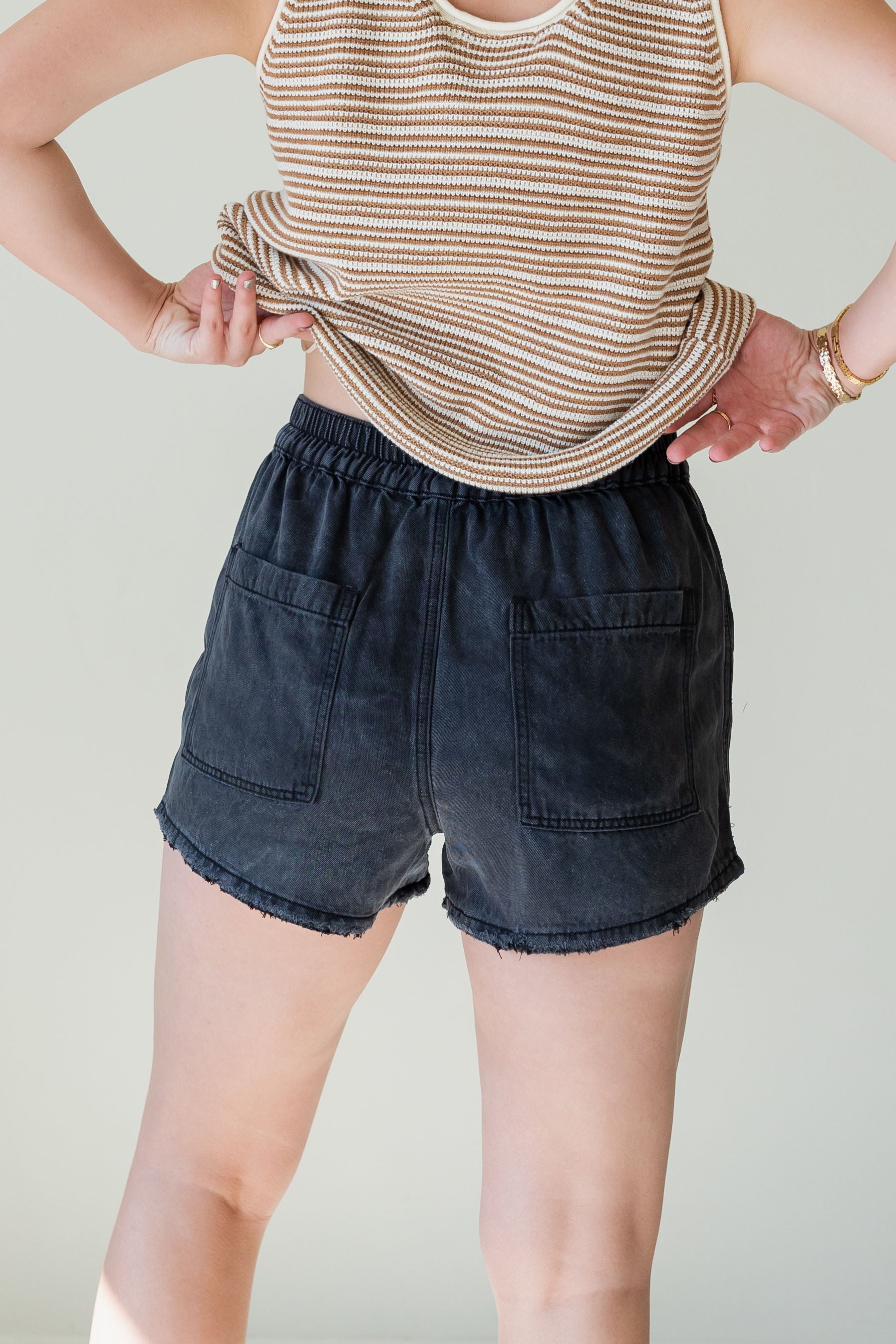 Let's Pretend Denim Shorts by For Good