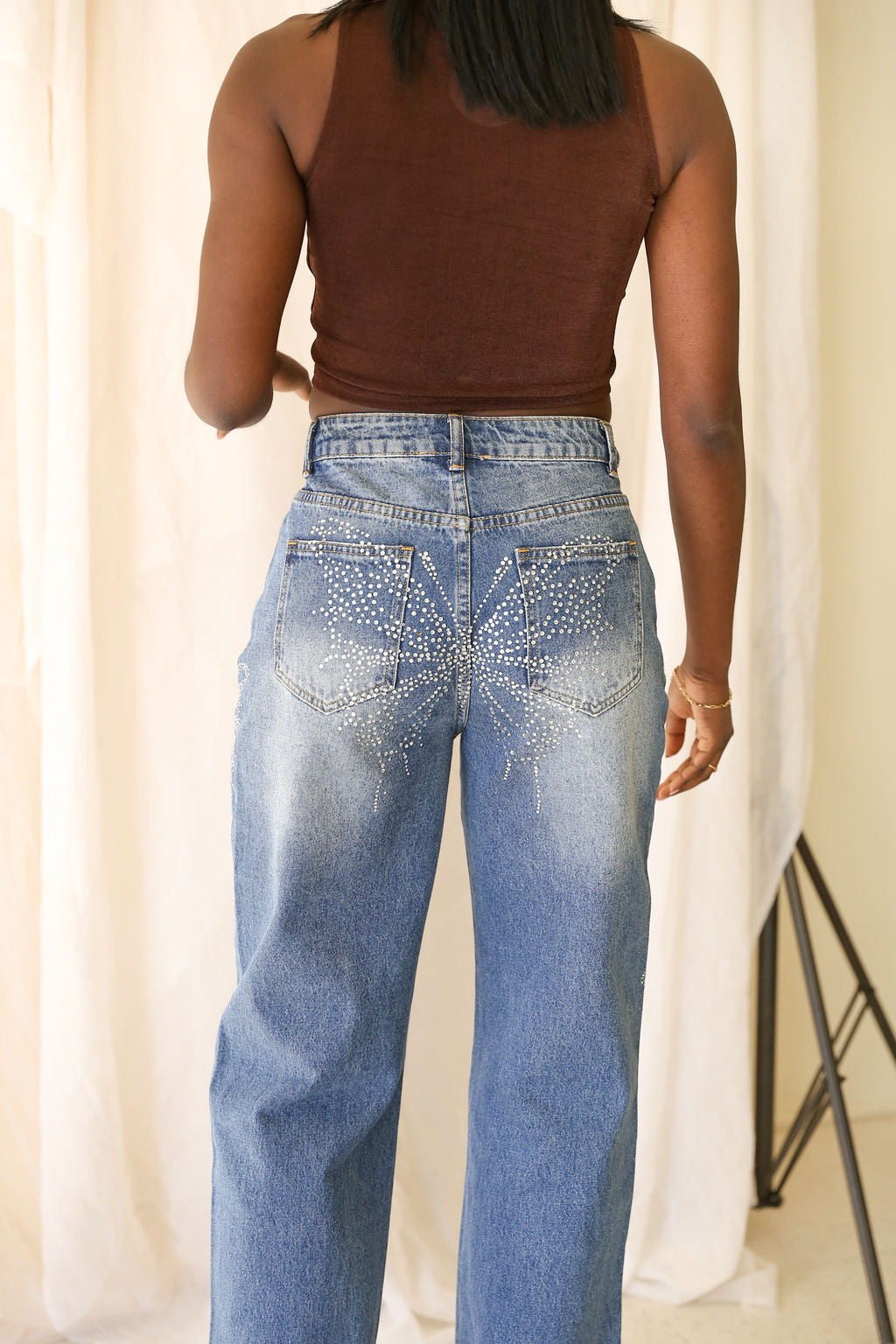 Our Secret Rhinestone Jeans