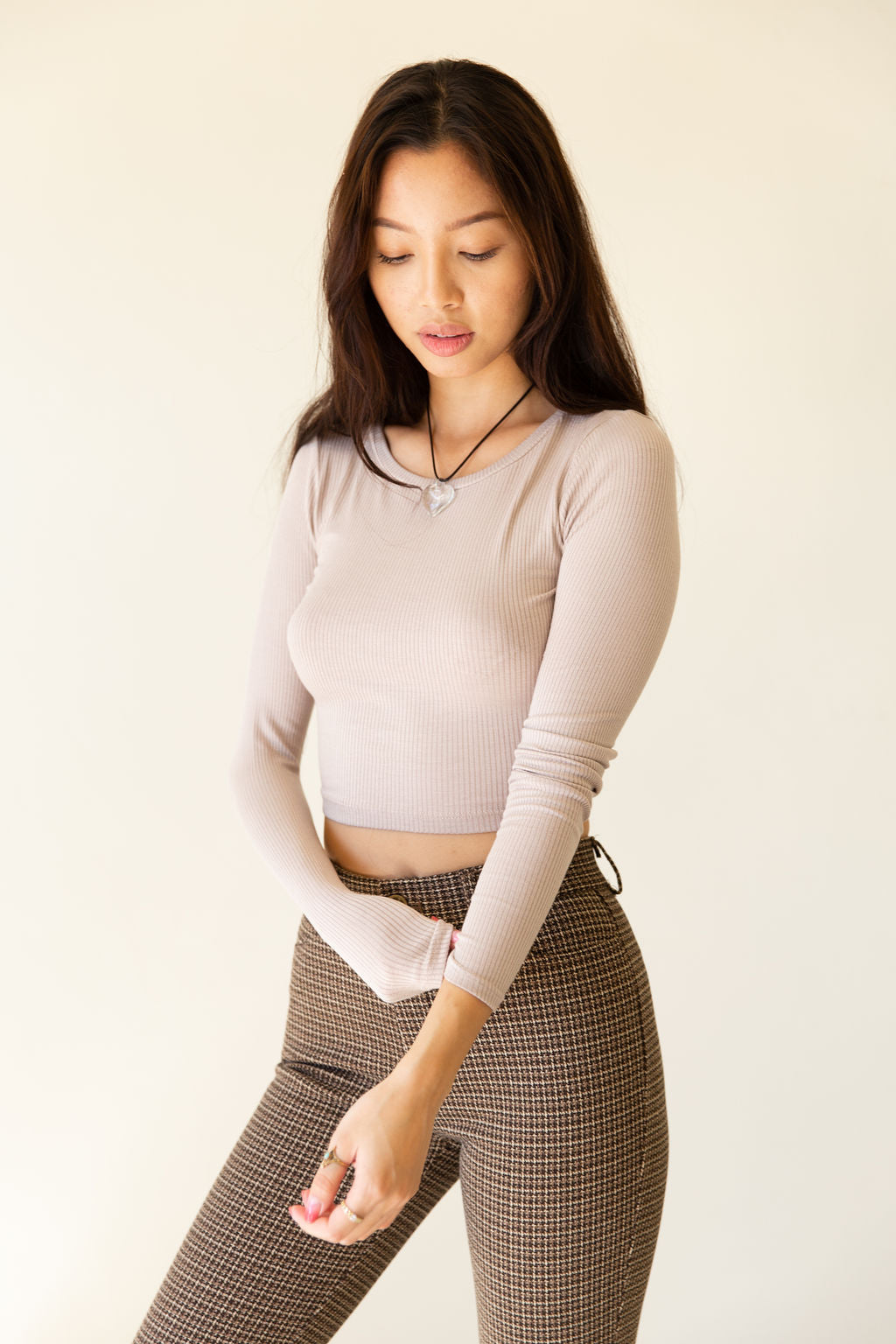Almost Gone Long Sleeve Crop Top