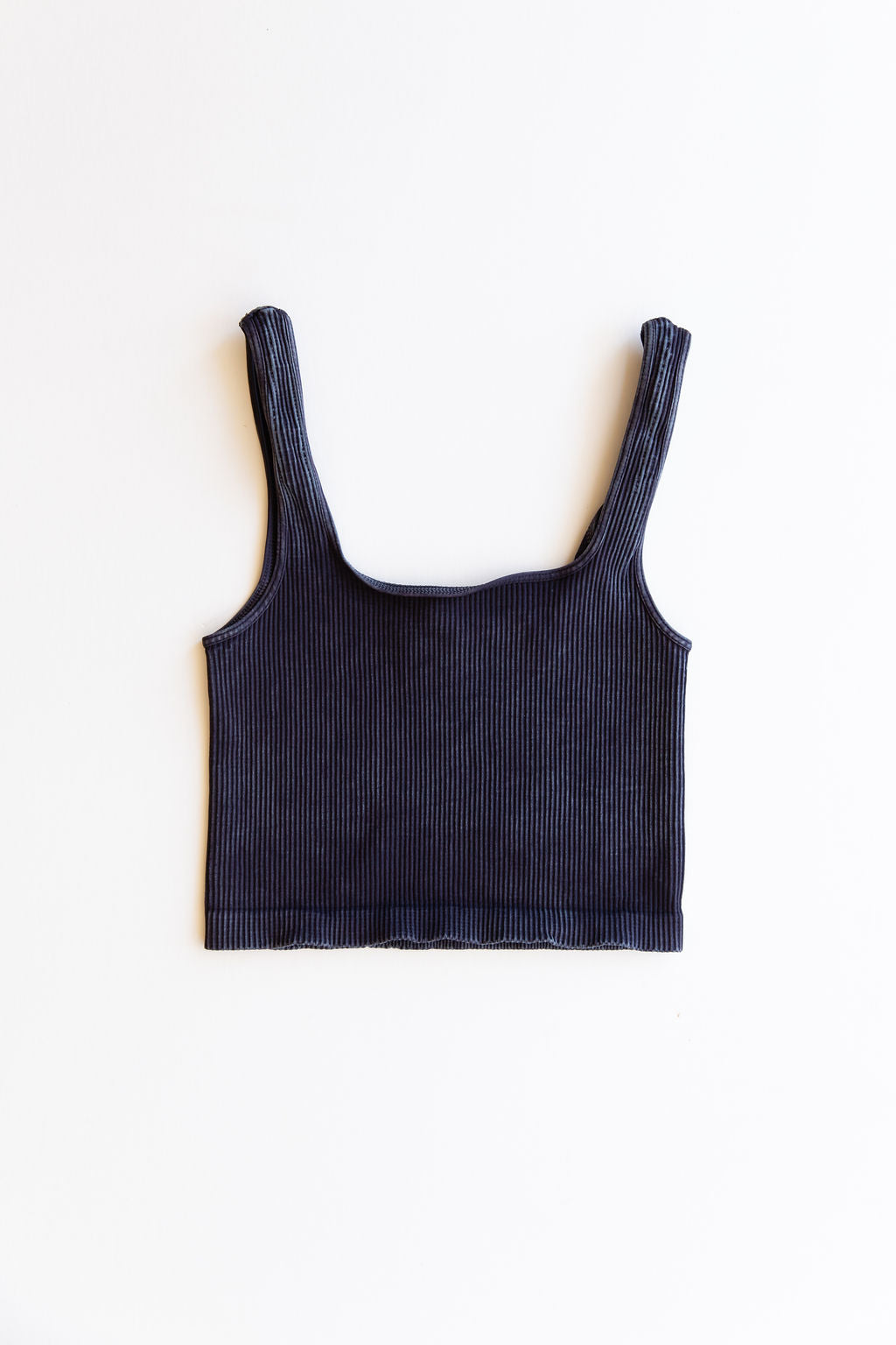 Ribbed Sleeveless Crop Top