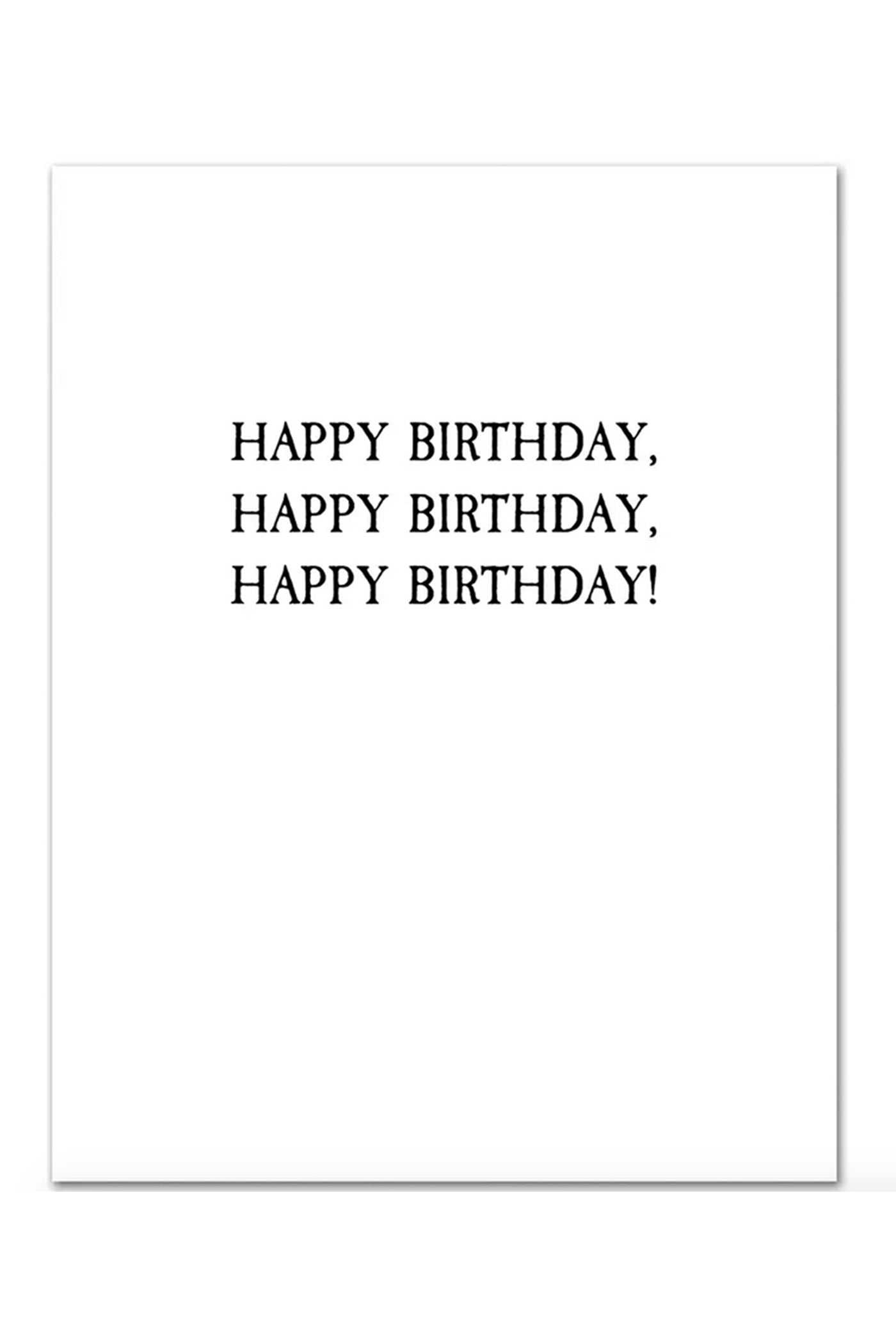 It's Showtime Birthday Card by The Found
