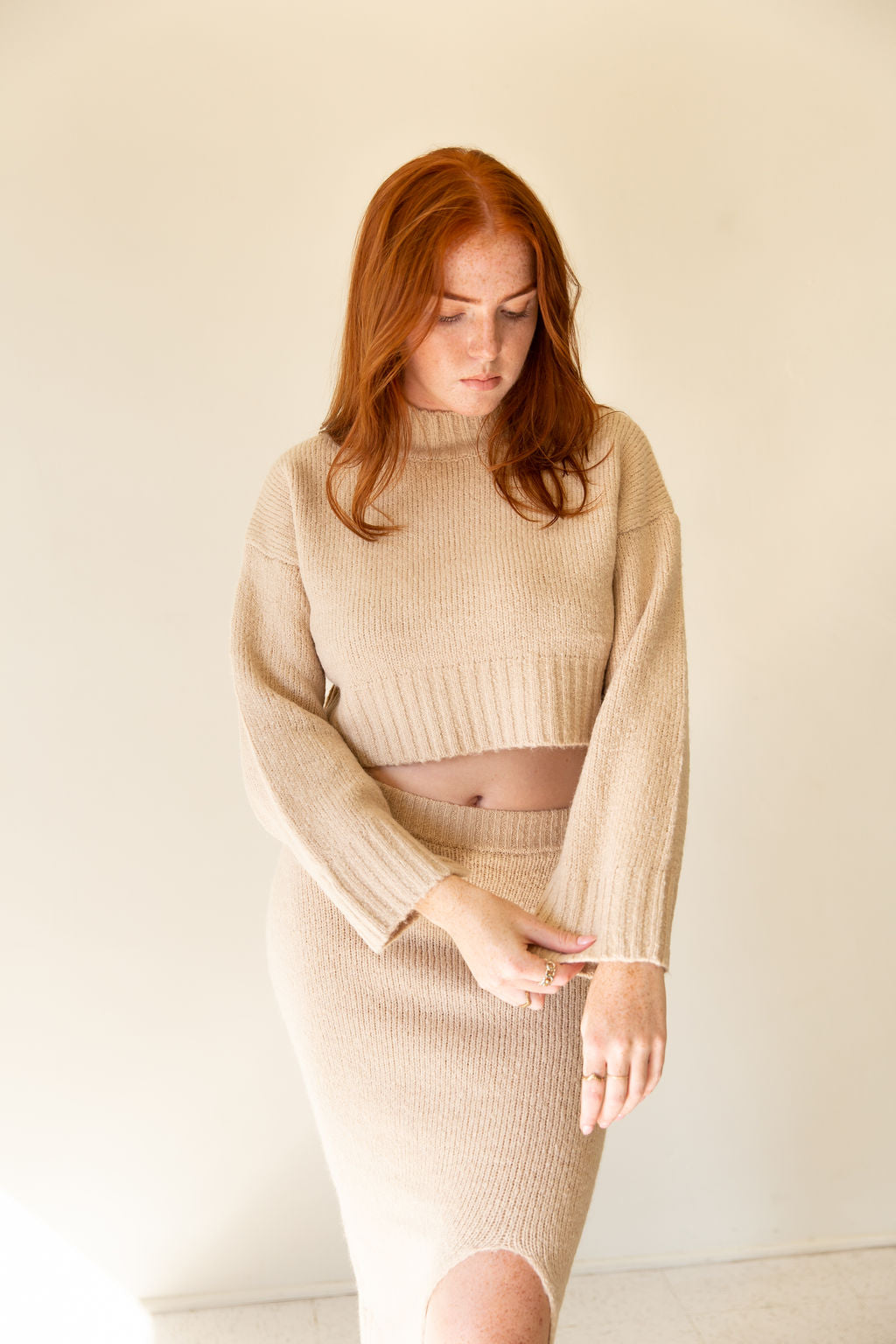 Fall Away Crop Sweater
