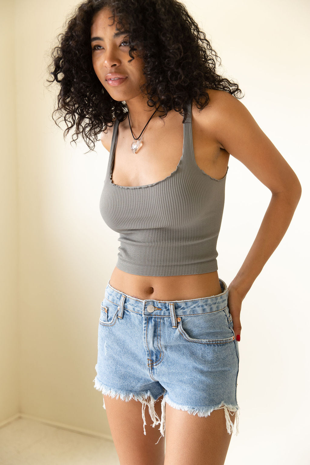 Your Time Mid Rise Shorts