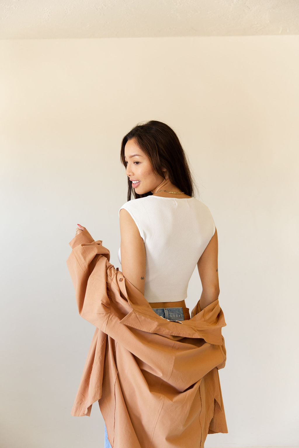 Wandering Eyes Cap Sleeve Top