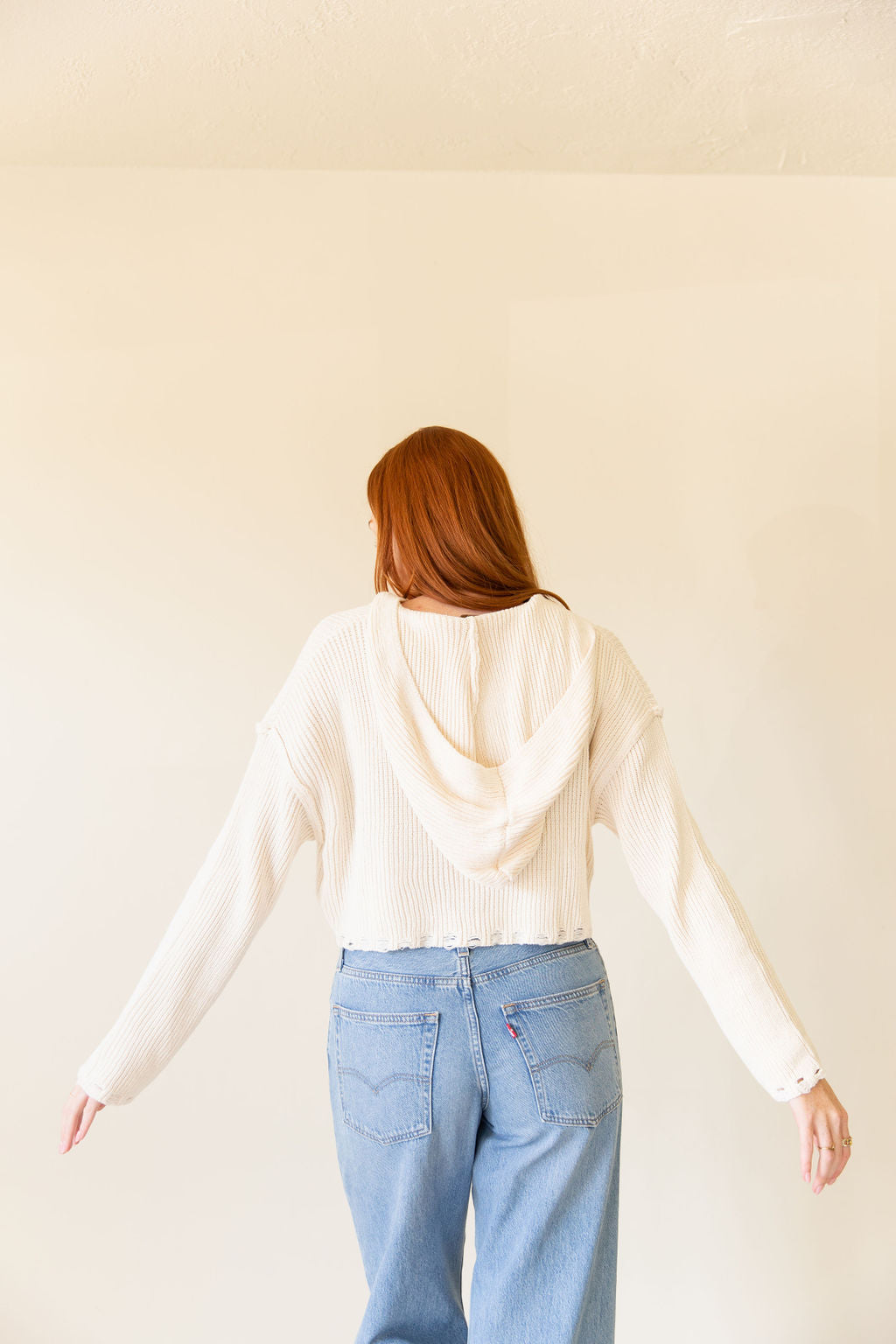 Remember When Distress Knit Cardigan