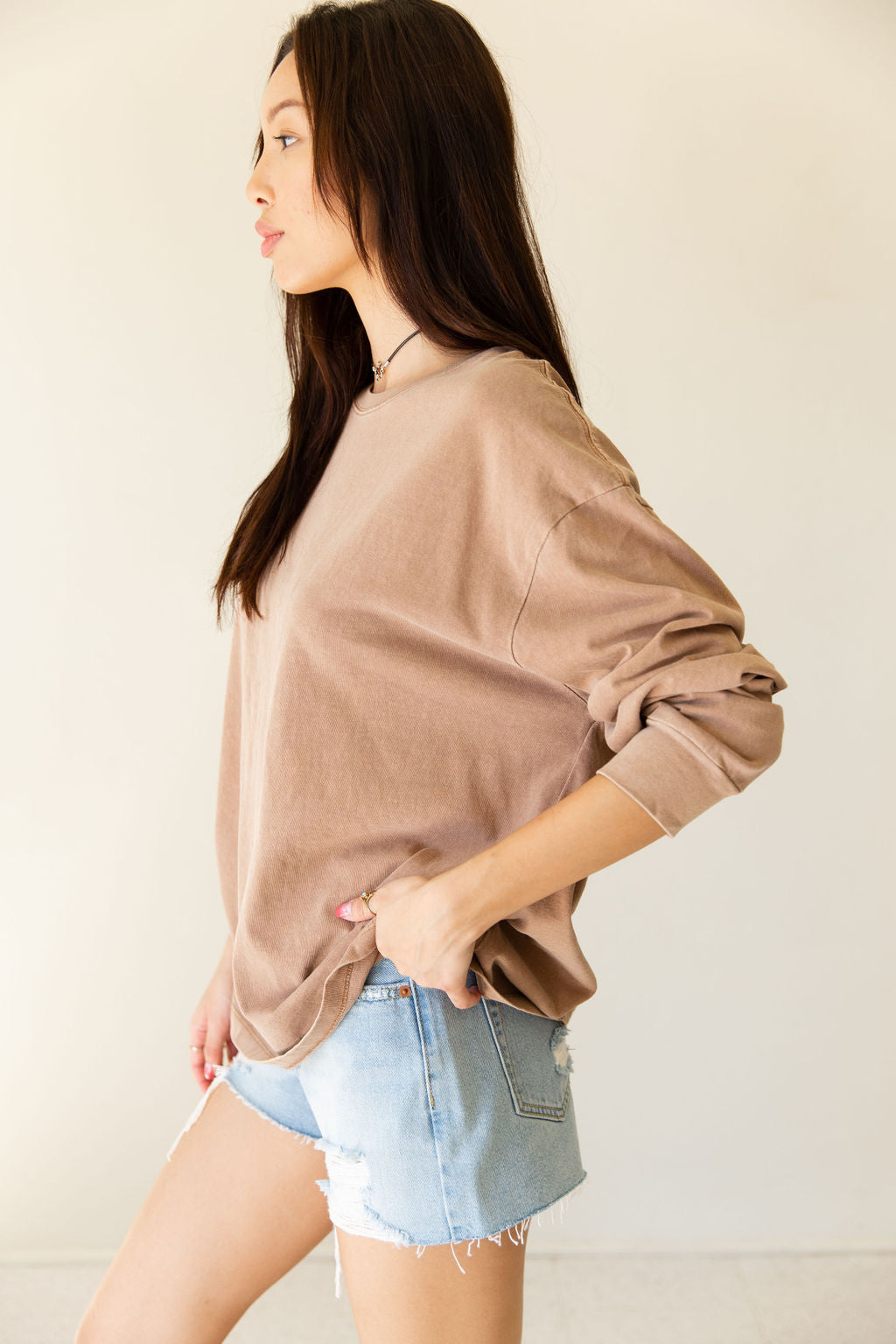 Oversized Long Sleeve Top