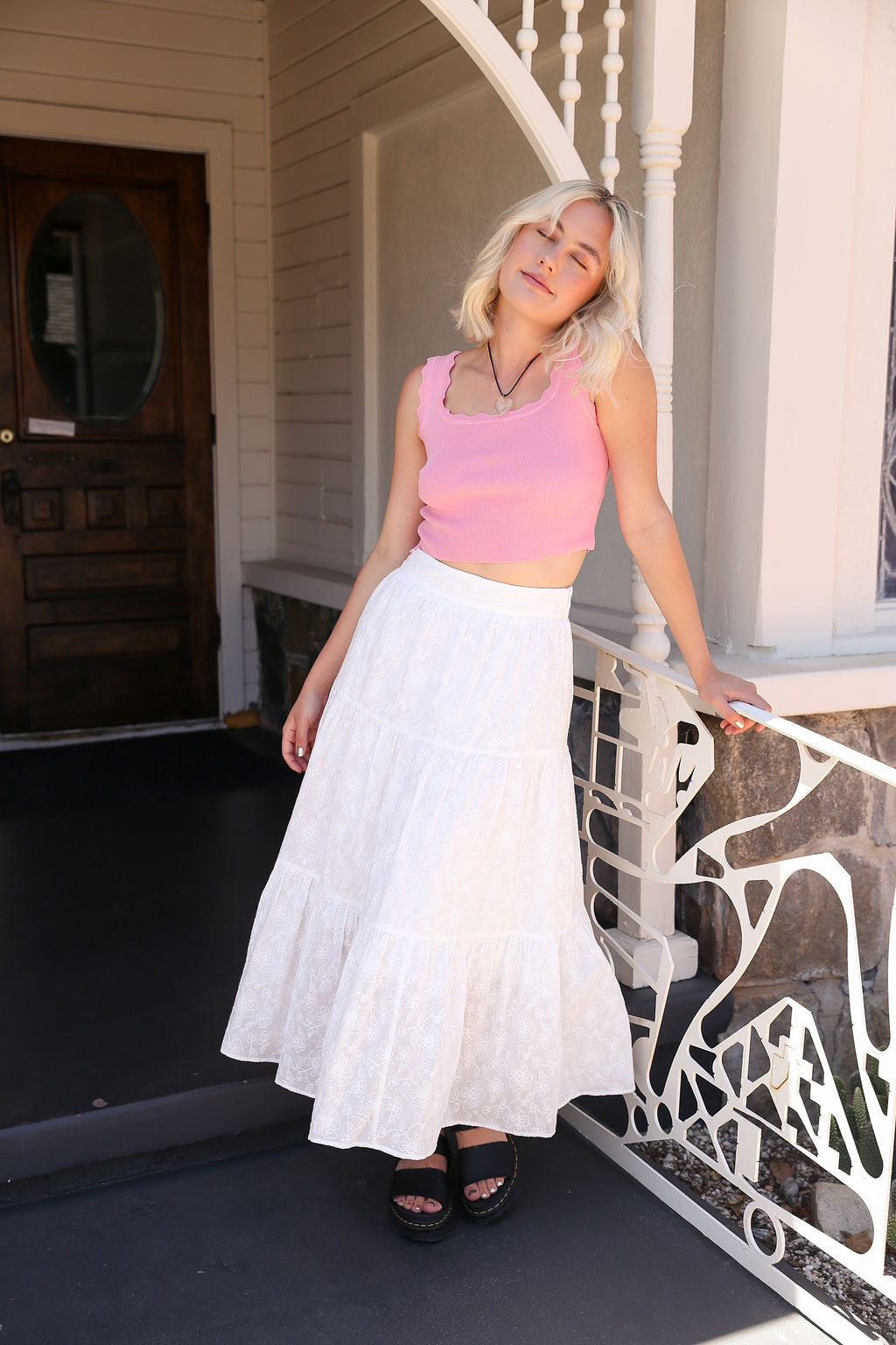 Found Out Sleeveless Crop Top