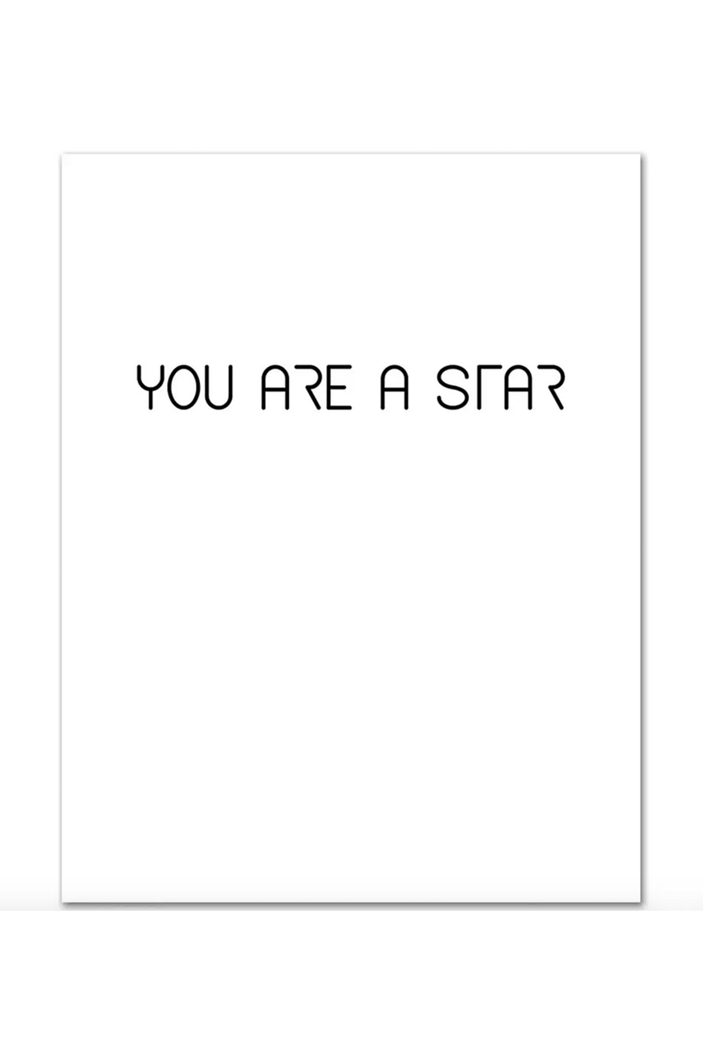 Bowie You Are a Star Birthday Card by The Found