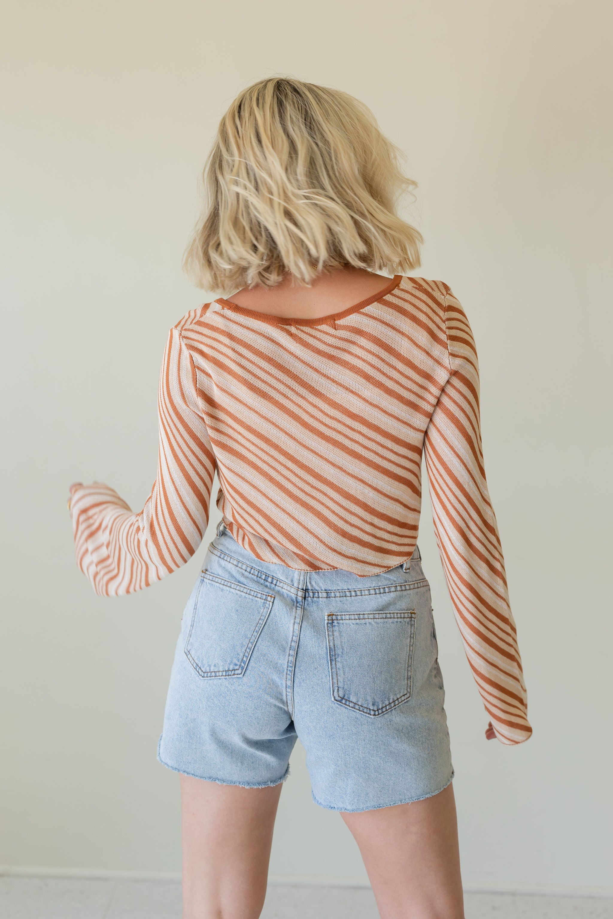 Another Place Long Sleeve Crop Top by For Good