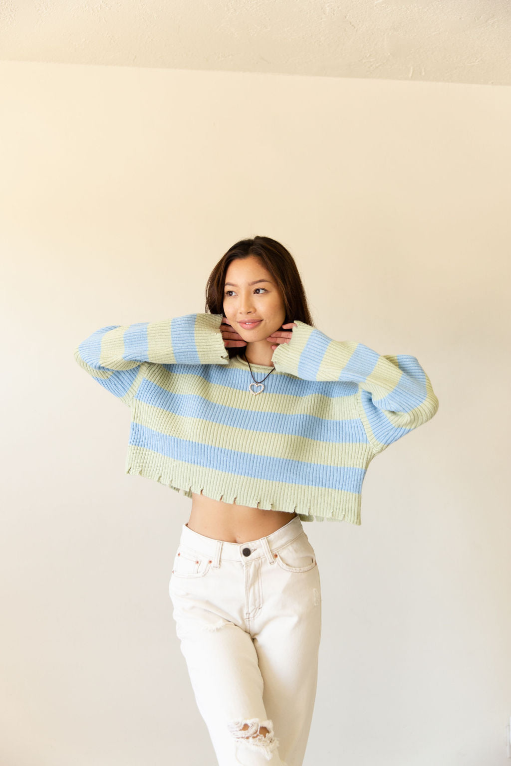 Mistakes & Heartbreaks Crop Sweater