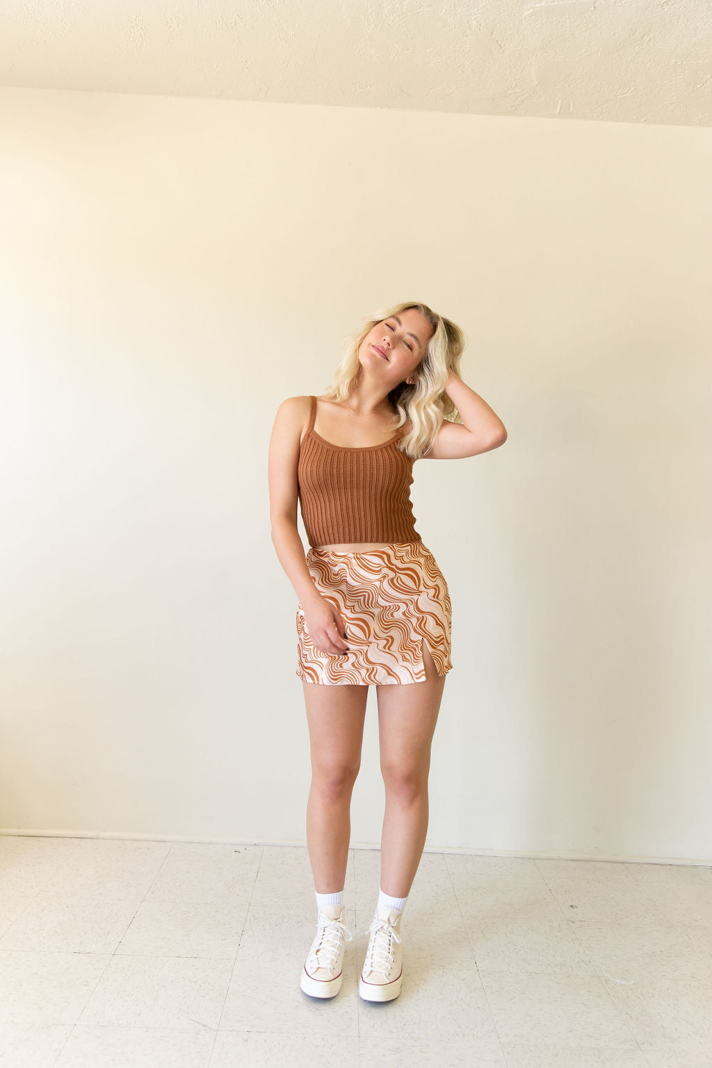 About This Knit Cami Top