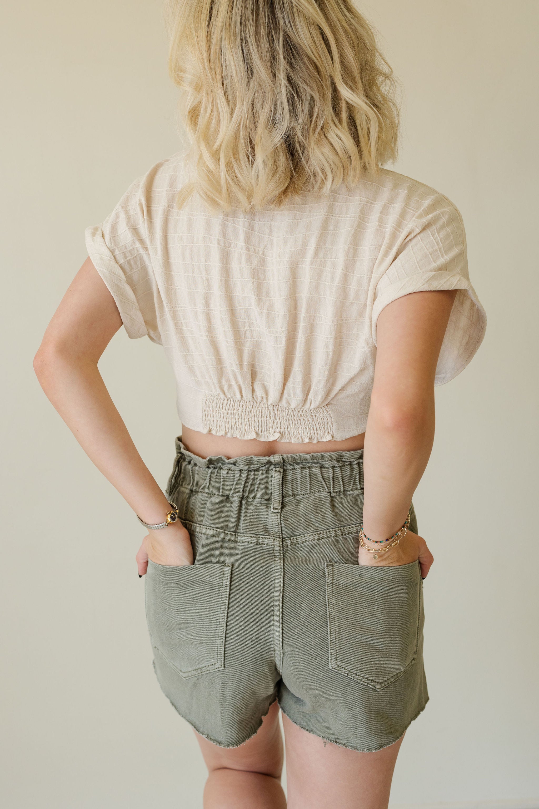 See Her Super High Rise Shorts by For Good