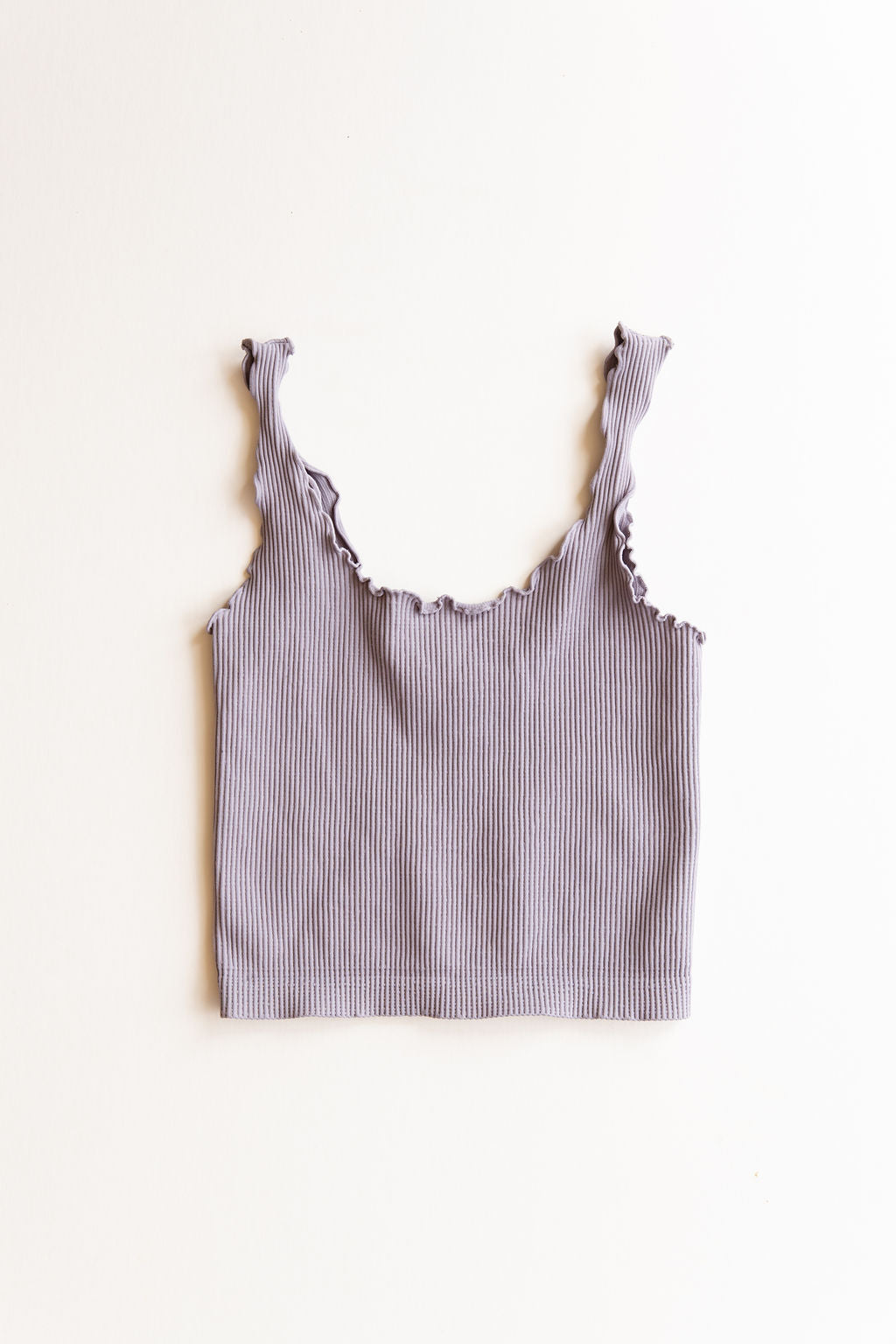 Lasting Love Ruffled Hem Sleeveless Top