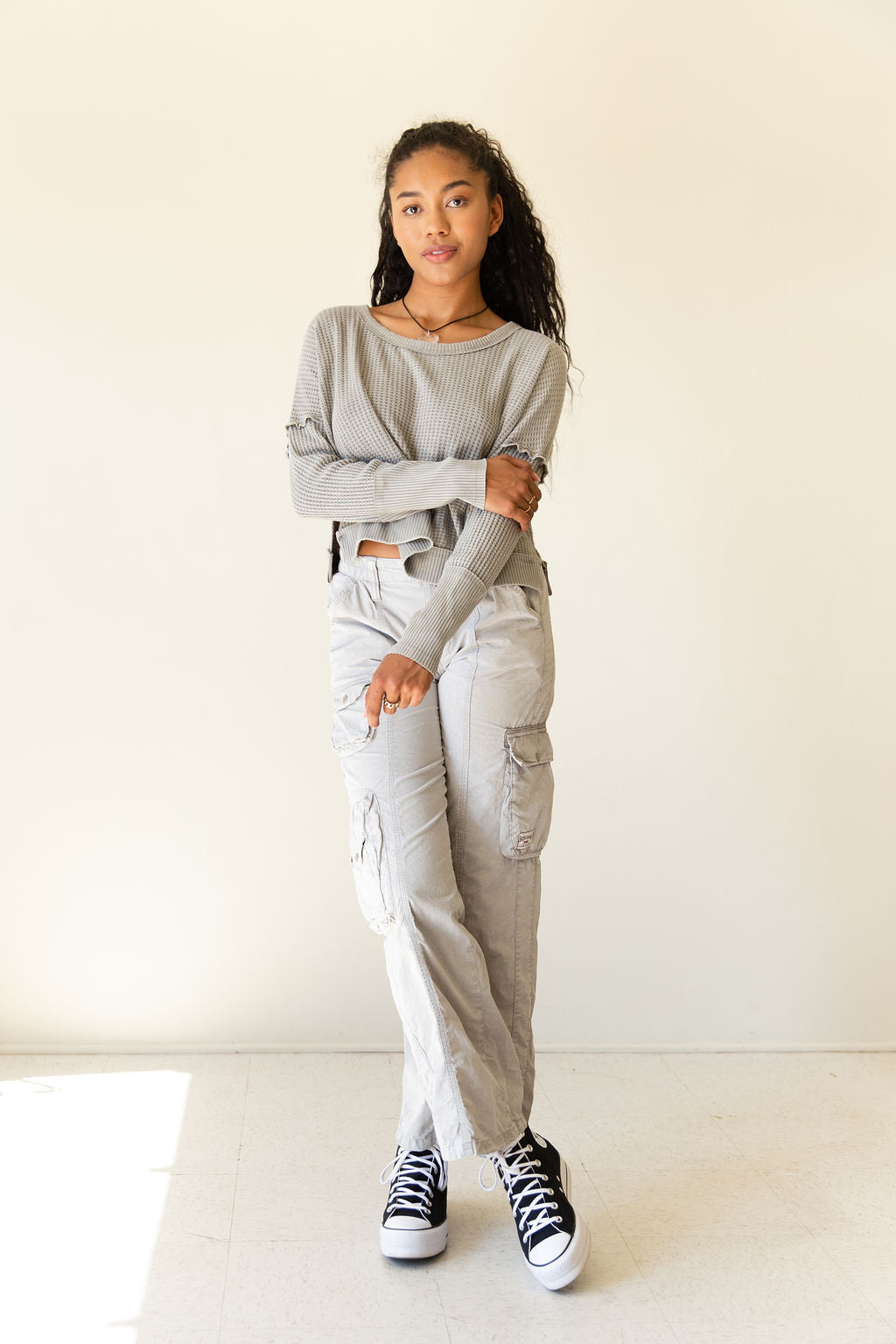 Grey Knit Sweater