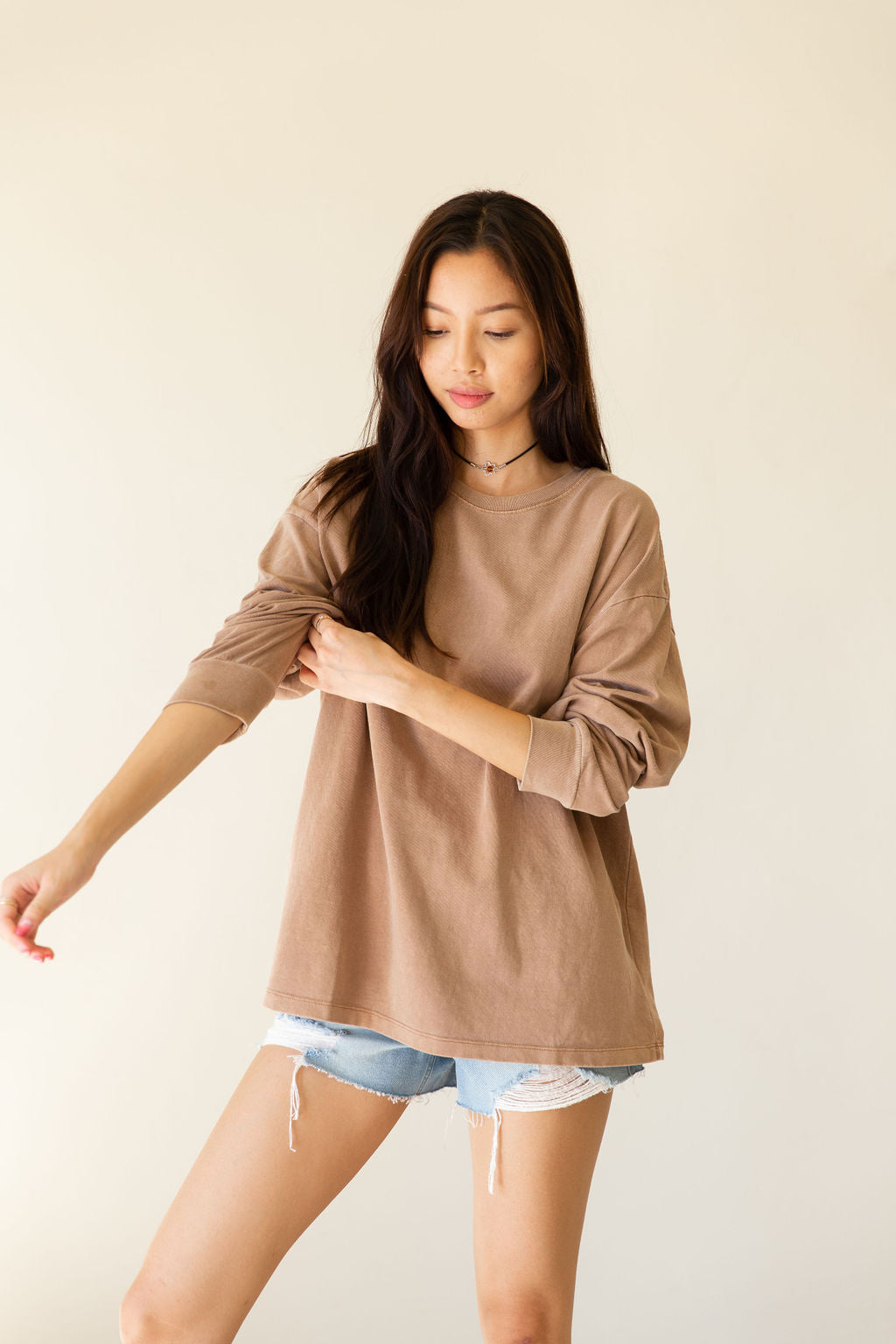 Oversized Long Sleeve Top
