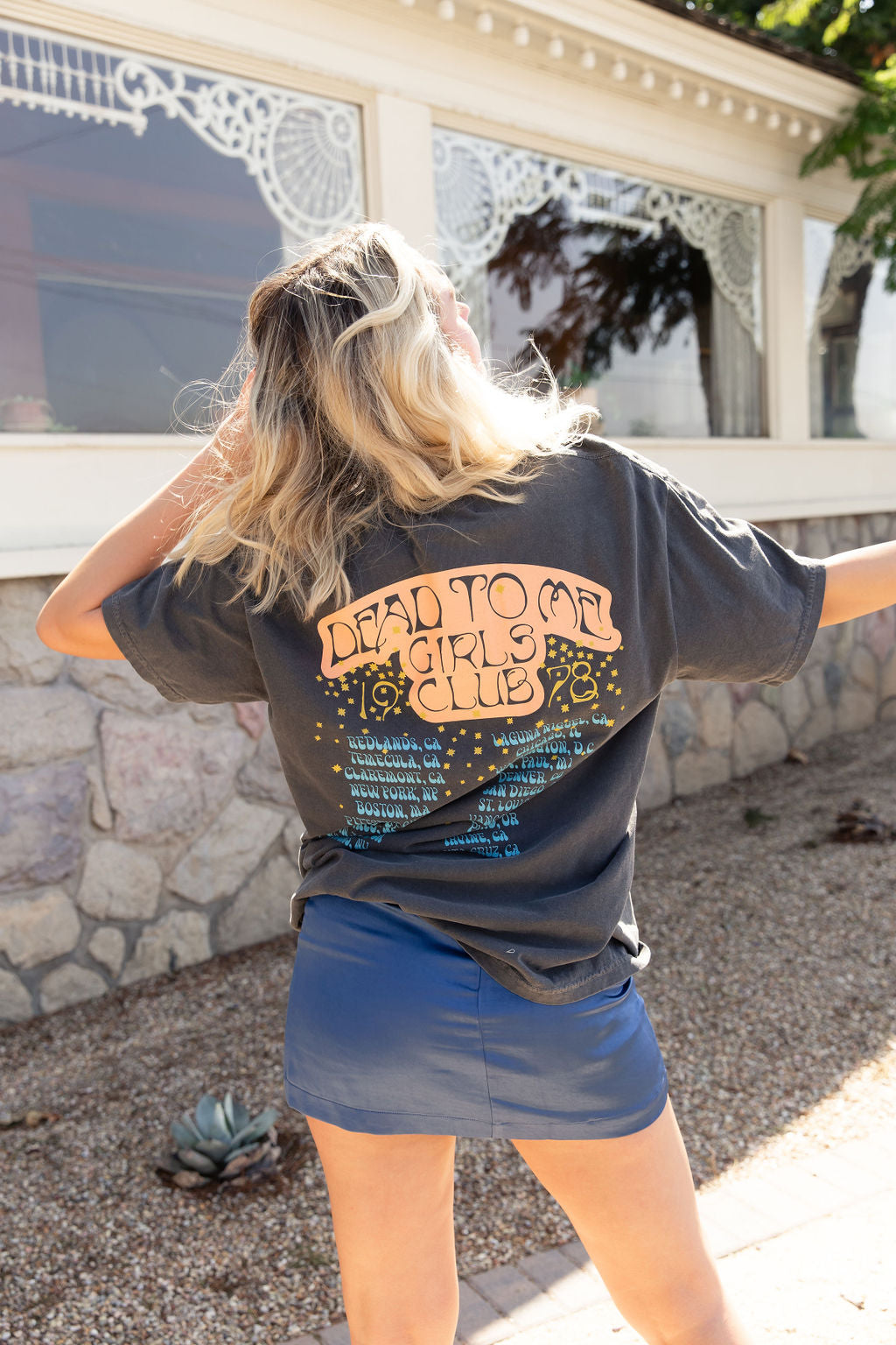 Dancing Days Oversized Graphic Tee