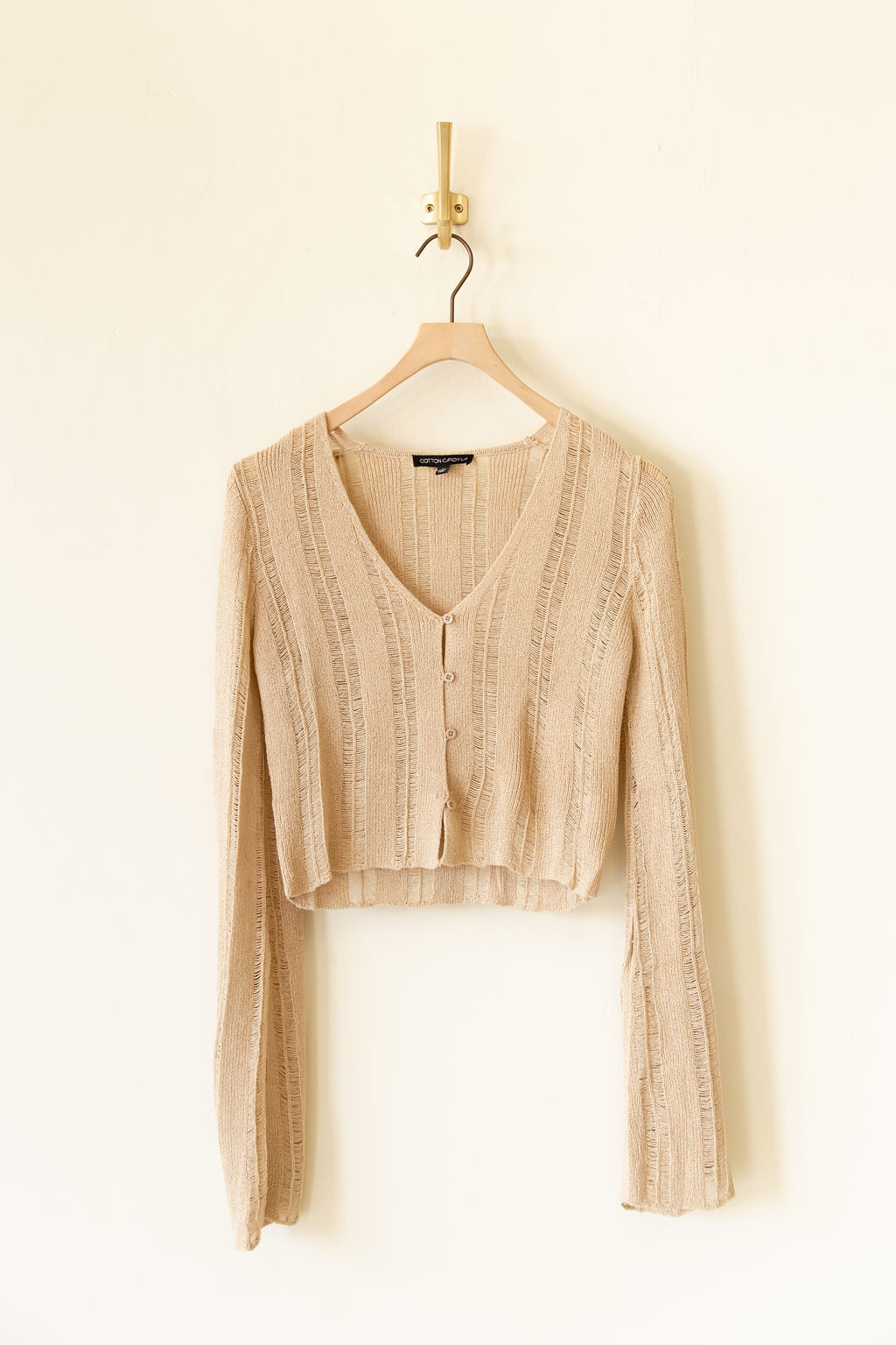 These Nights Ladder Knit Long Sleeve Top