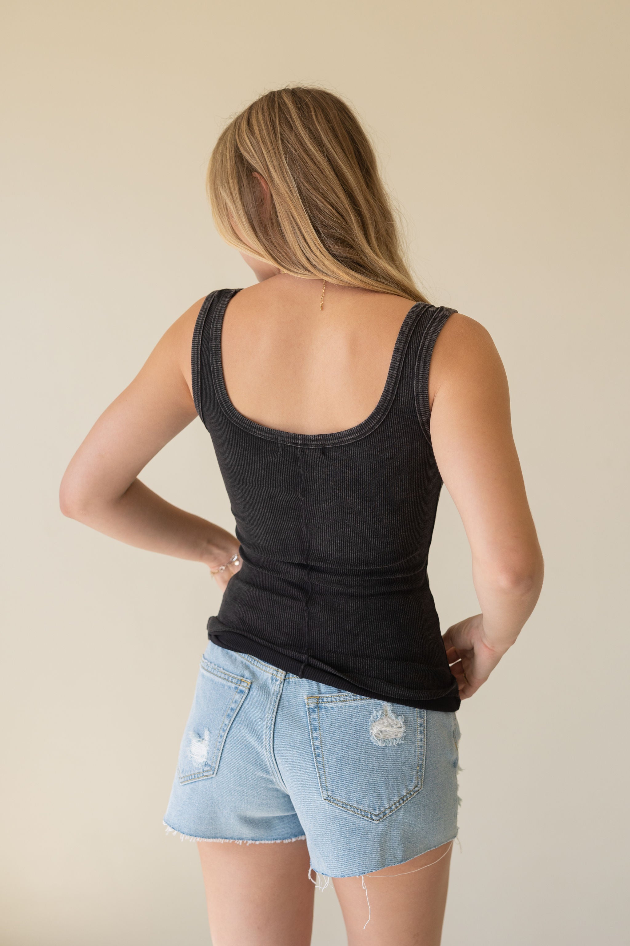 Feels Alright Sleeveless Top by For Good