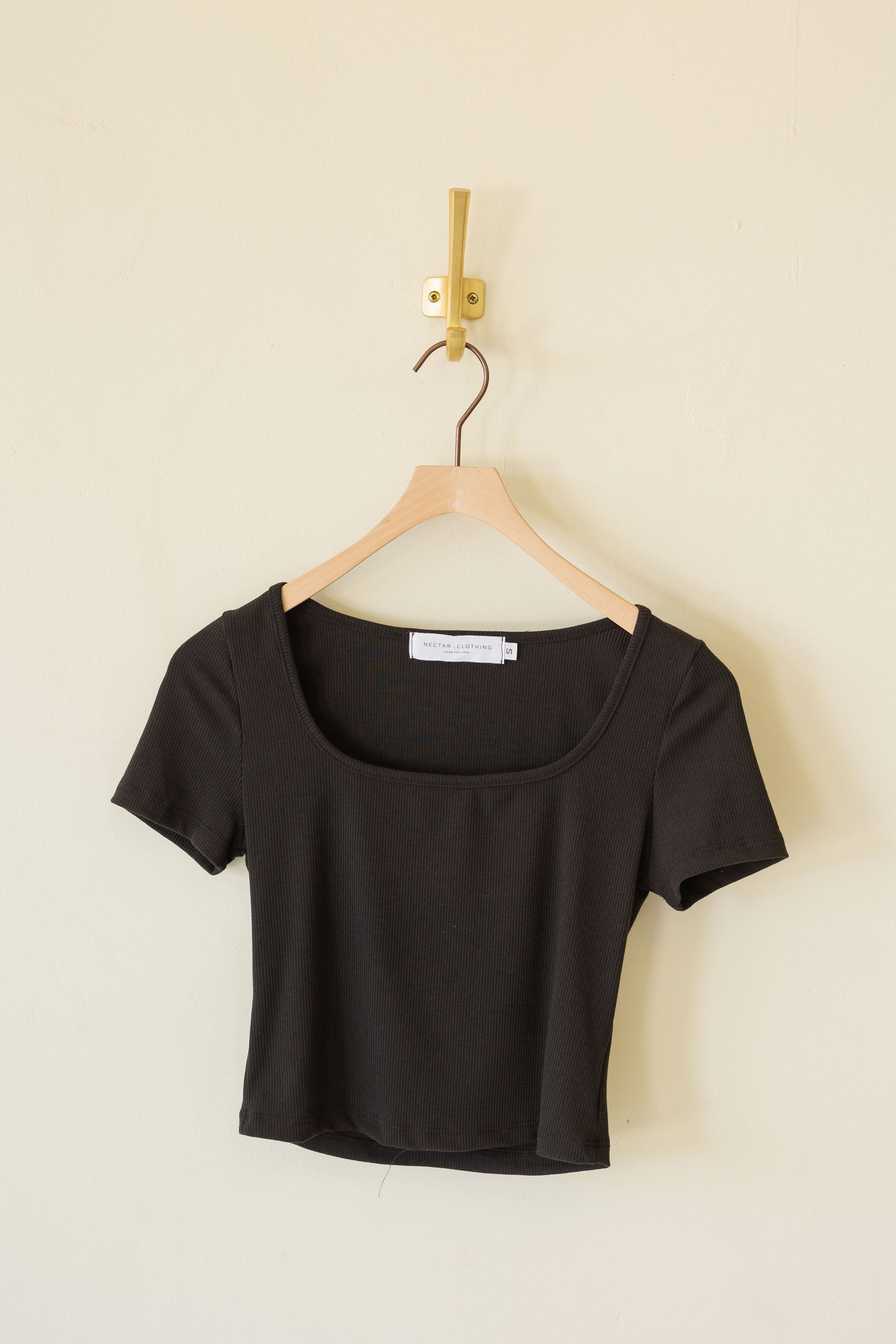 I'll Stay Ribbed Crop Top