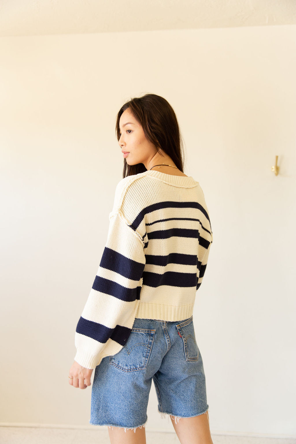 This Time Crochet Crop Sweater