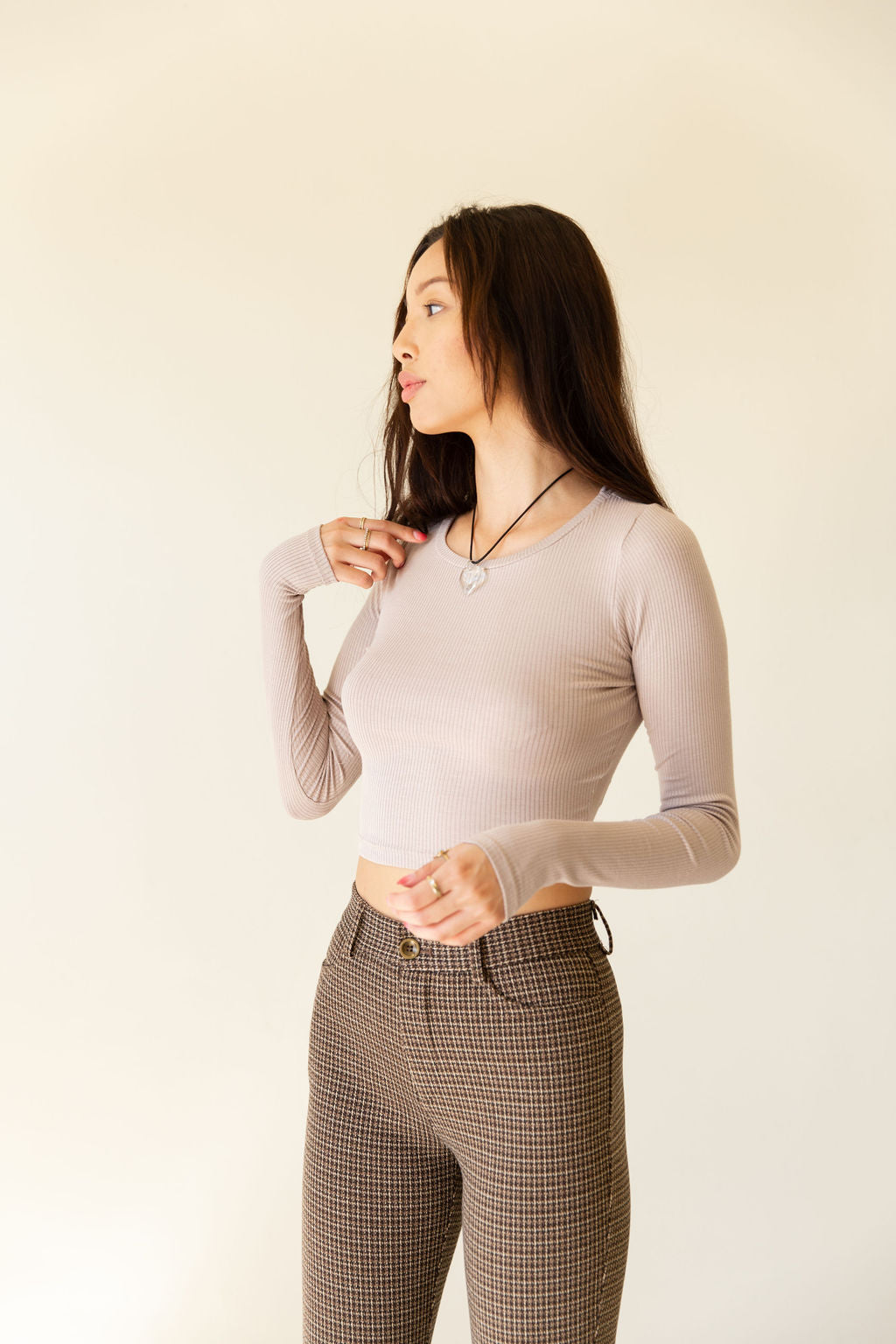 Almost Gone Long Sleeve Crop Top